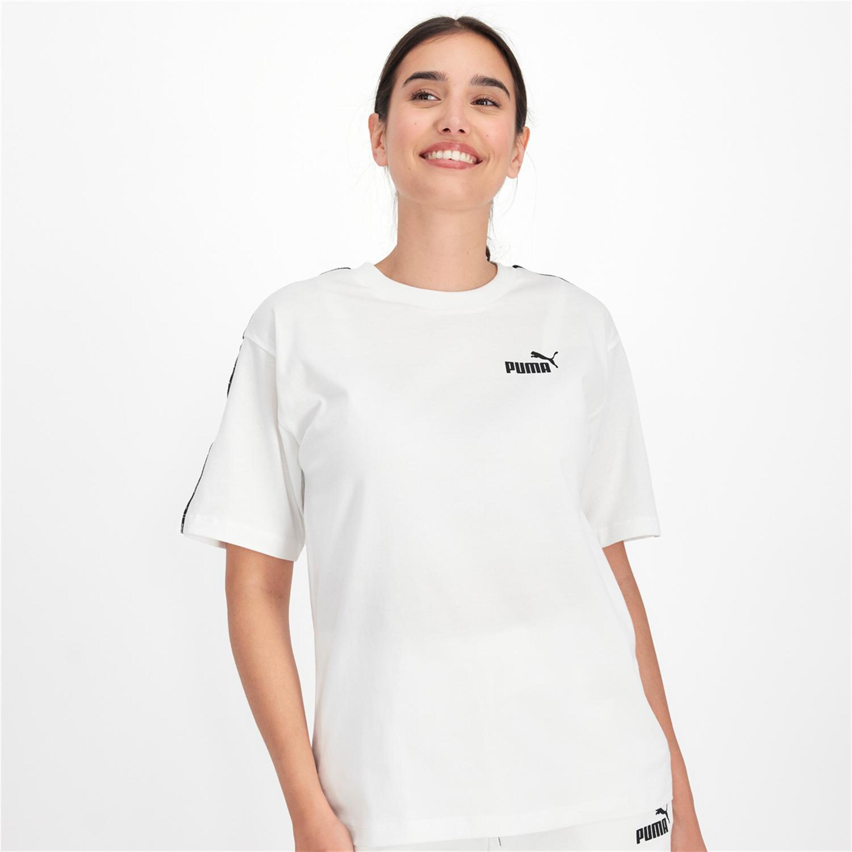 Puma Essential Tape - blanco - Camiseta Mujer