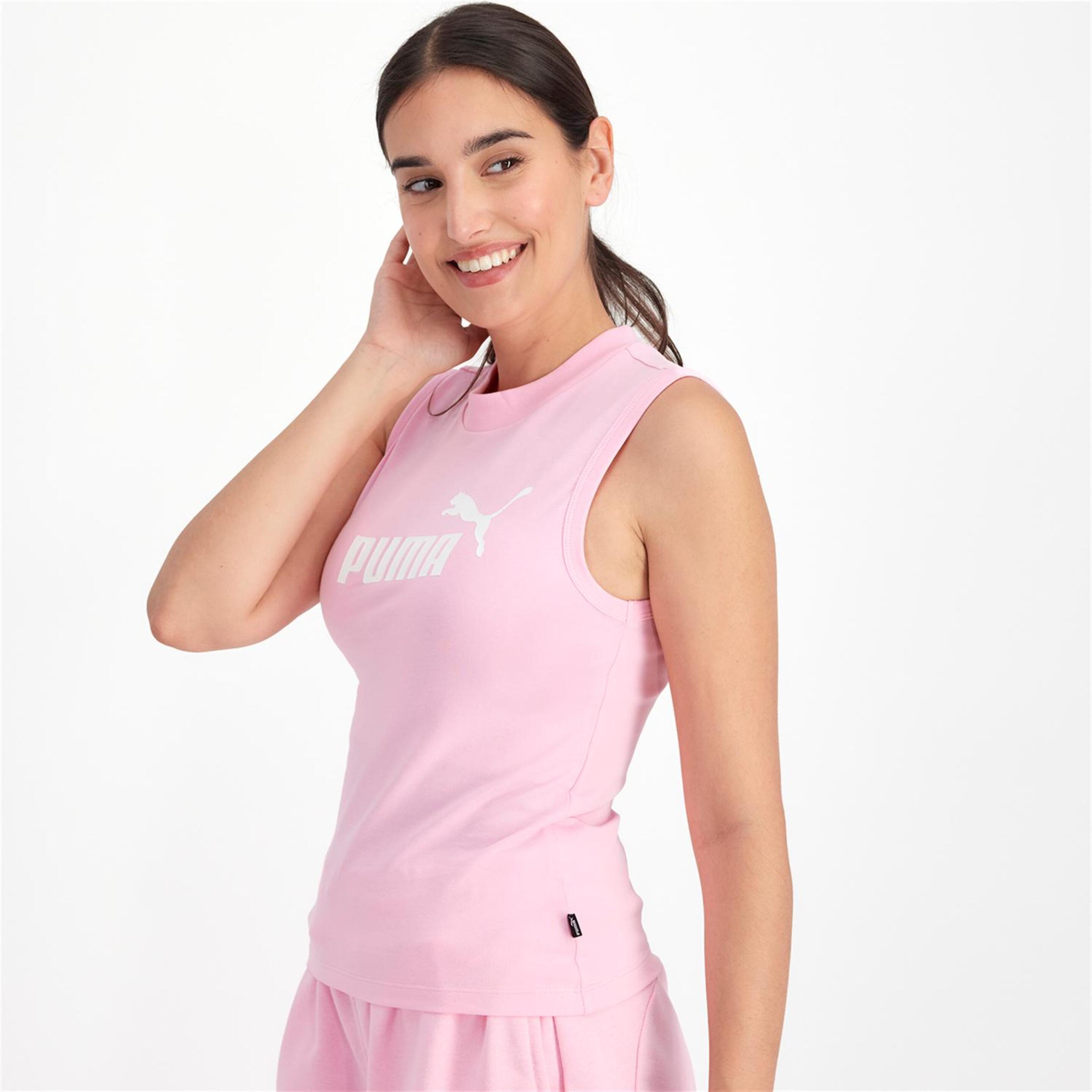 Puma Ess - Rosa - Camiseta Mujer
