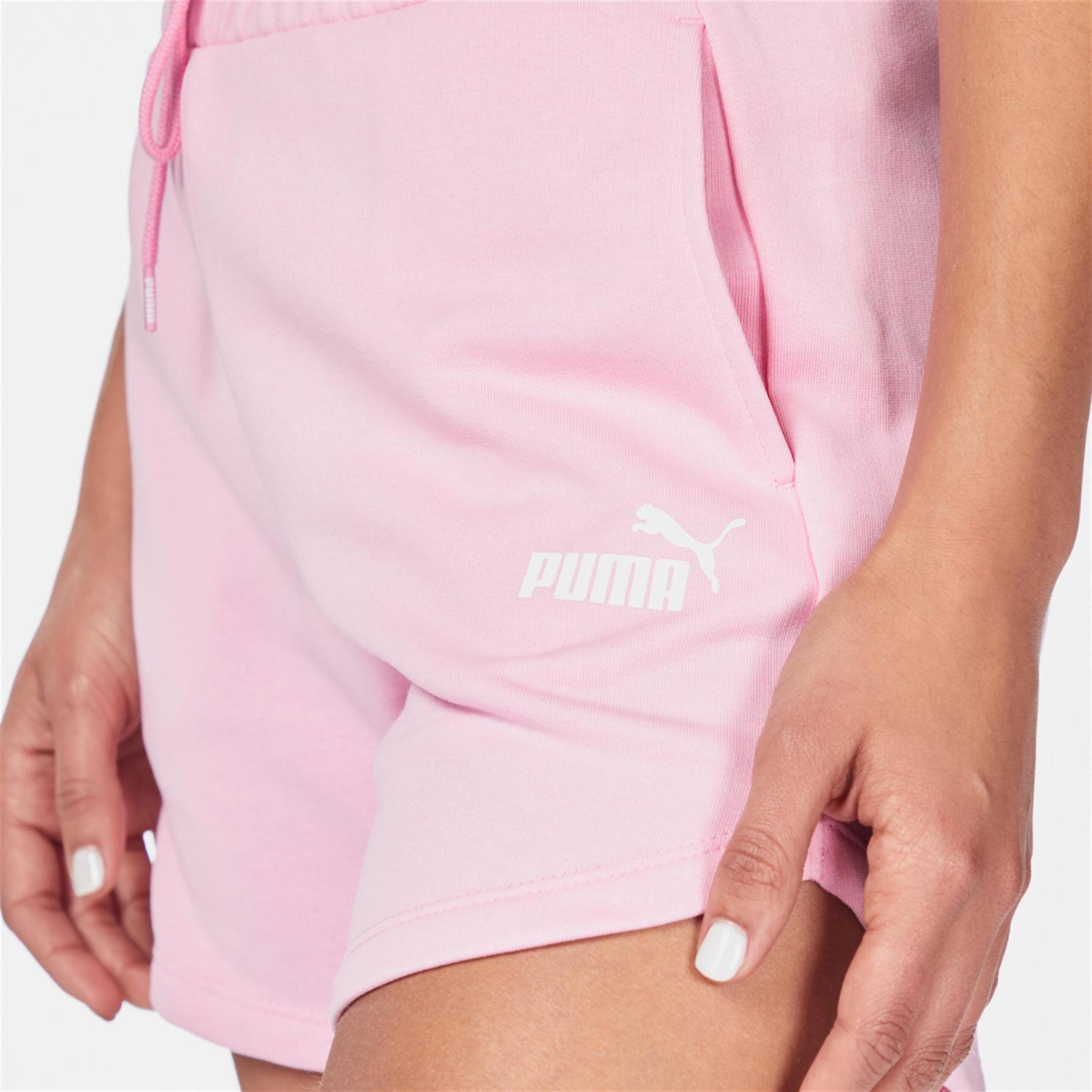 Puma Ess - Rosa - Pantalón Corto Mujer