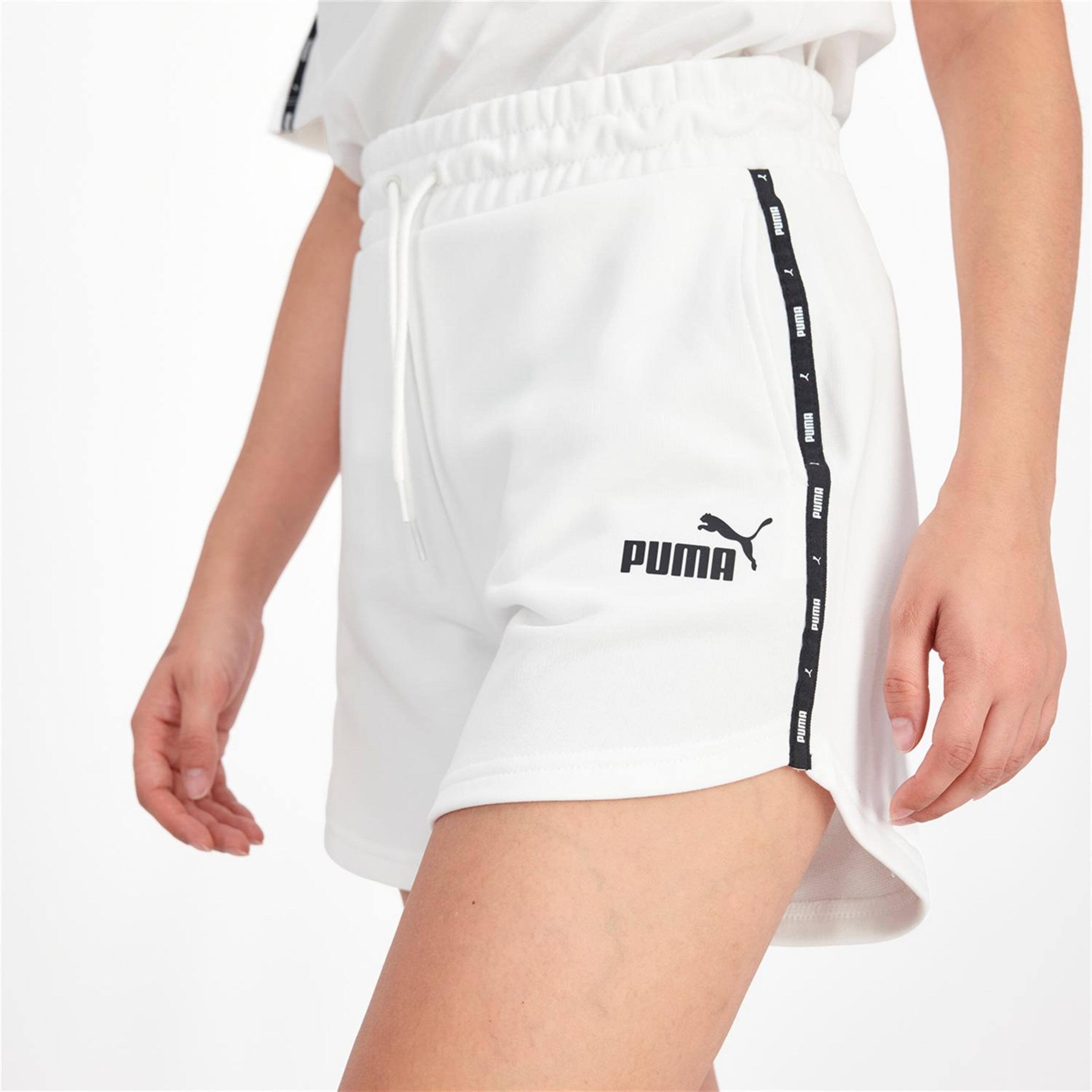 Puma Ess - blanco - Pantalón Corto Mujer