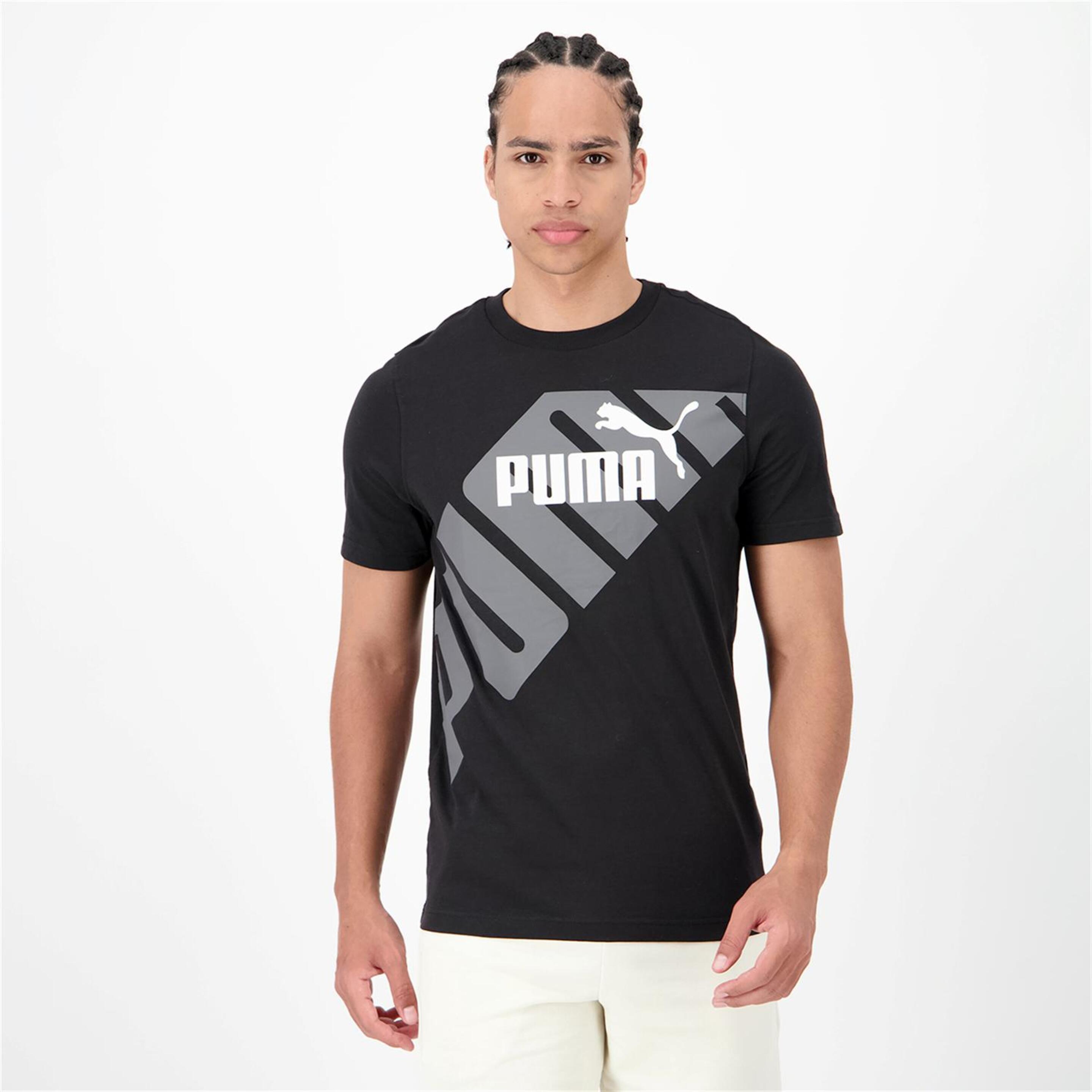 Puma Power - negro - Camiseta Hombre