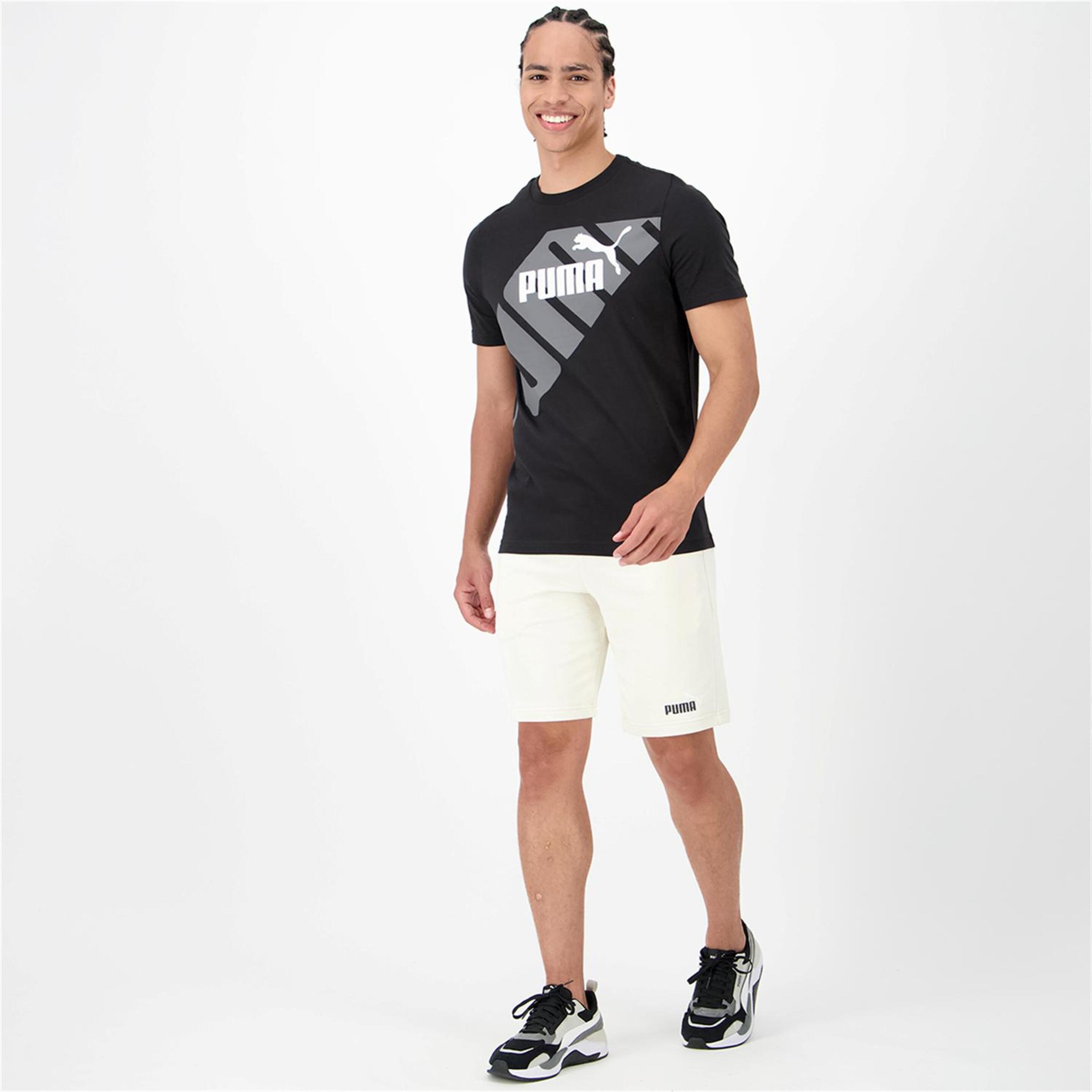 Puma Power - Negro - Camiseta Hombre