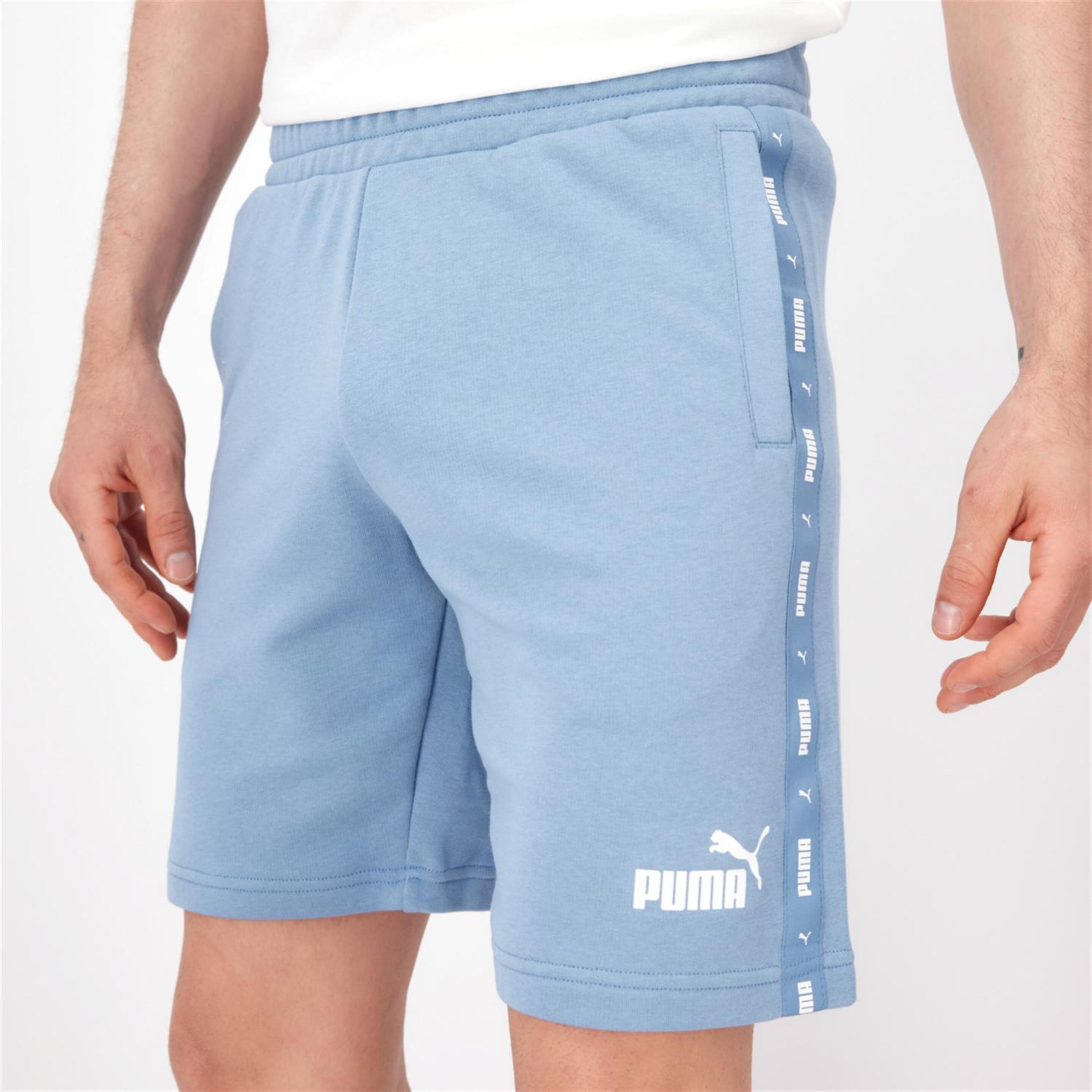 Puma Tape - Azul - Pantalón Corto Hombre