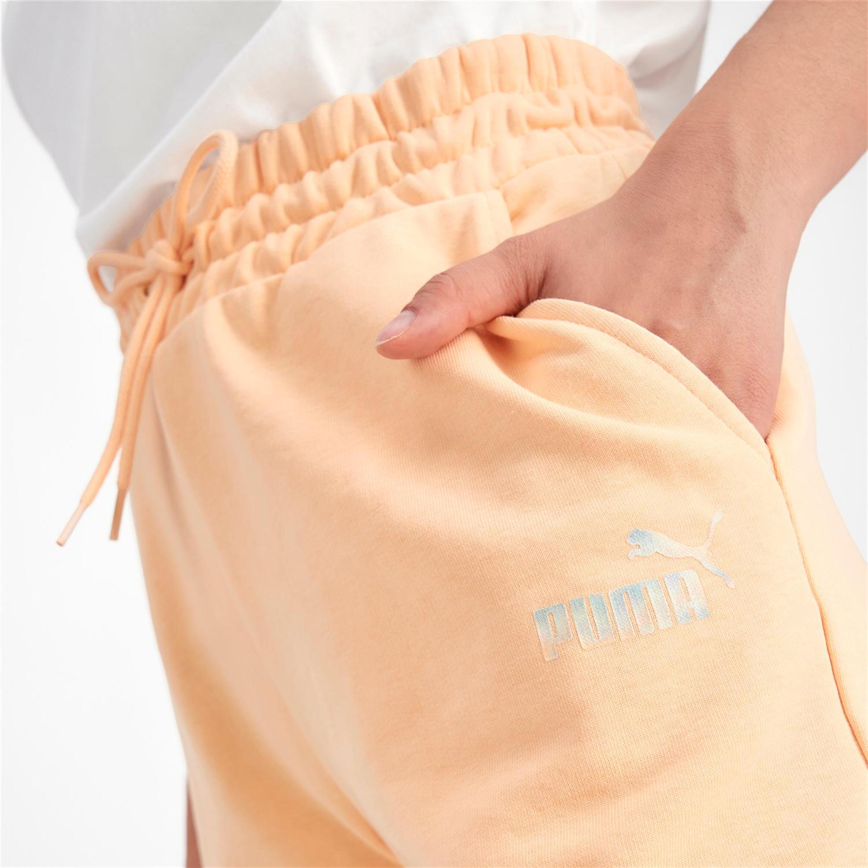 Puma Ess - Naranja - Pantalón Corto Mujer