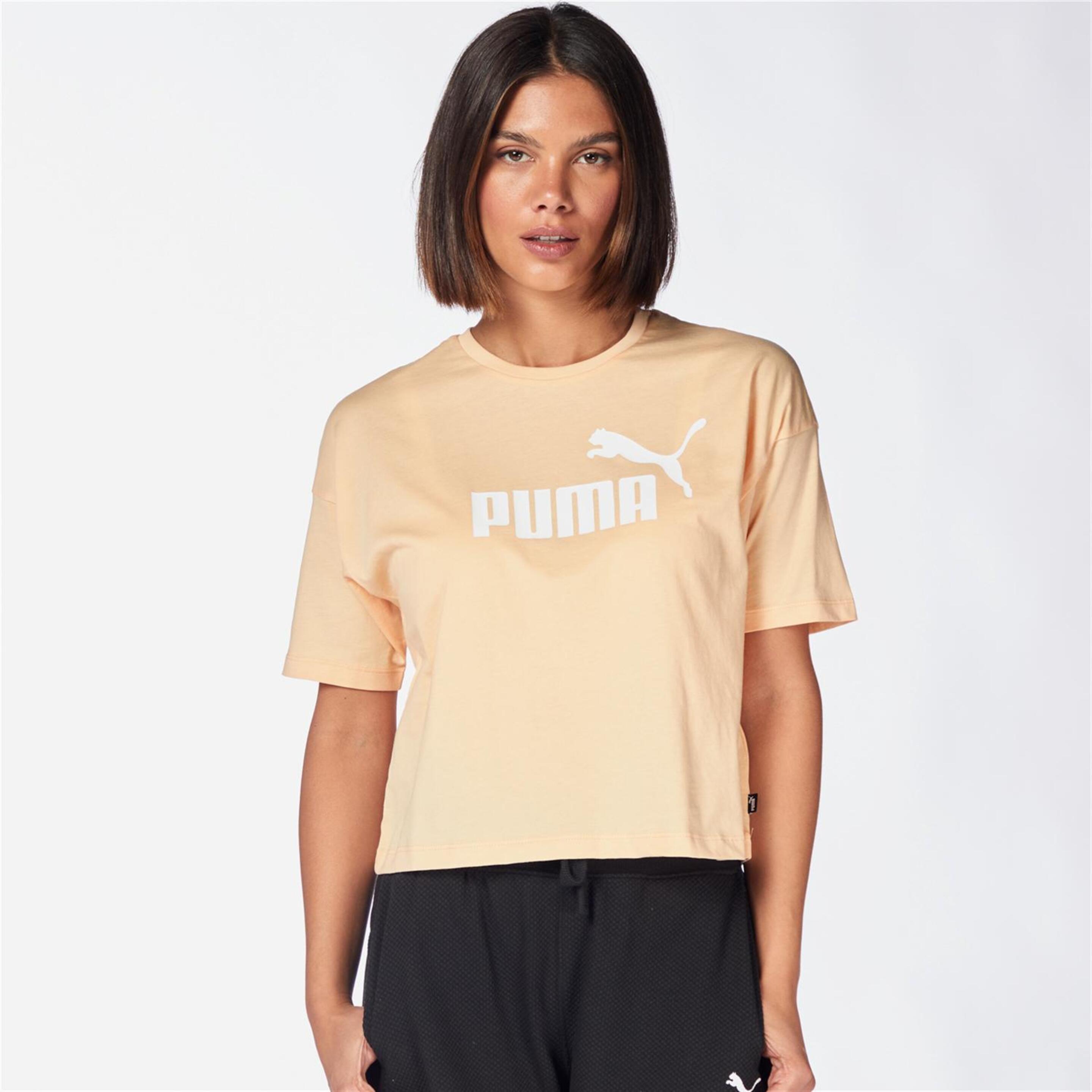 Puma Essentials - naranja - Camiseta Boxy Mujer