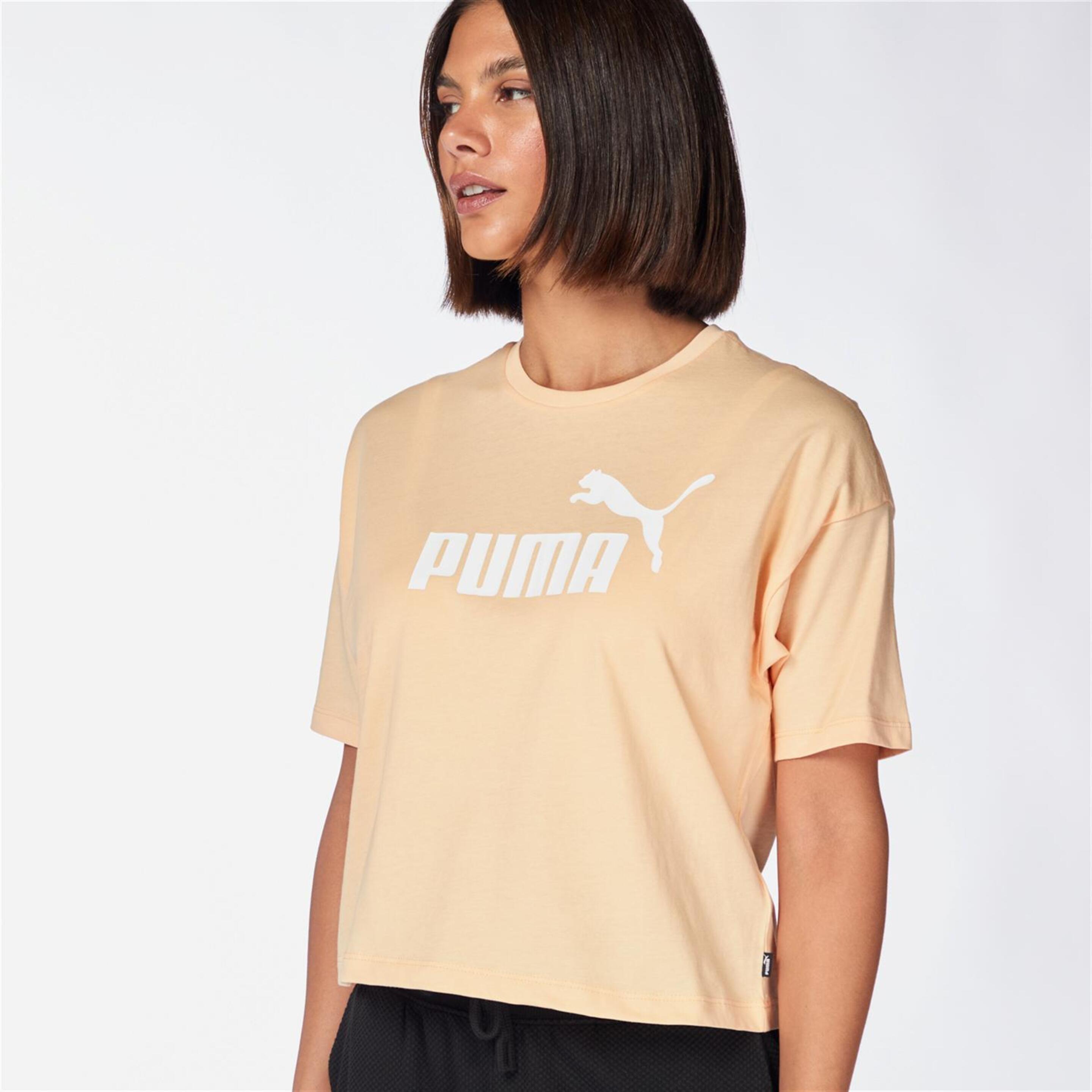 Puma Essentials - Naranja - Camiseta Mujer