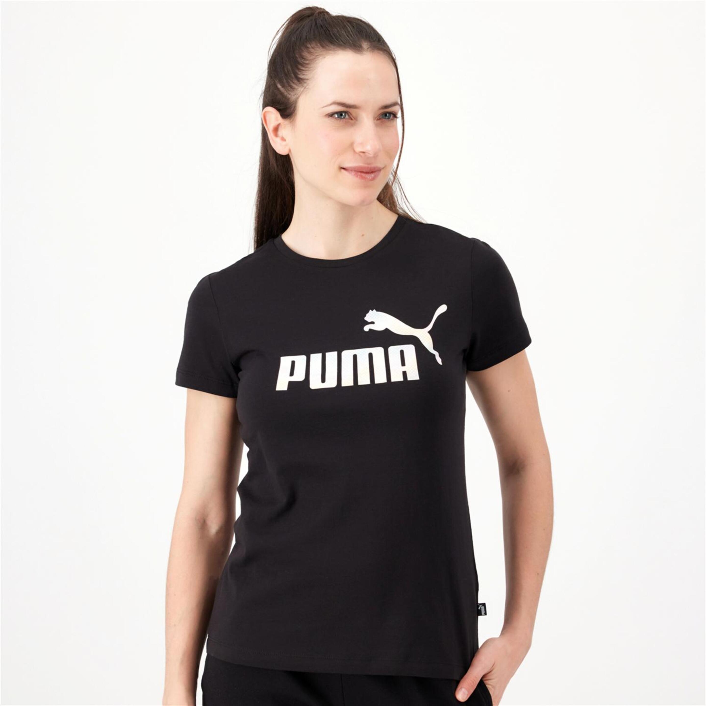Puma Essential Metallic - negro - Camiseta Mujer