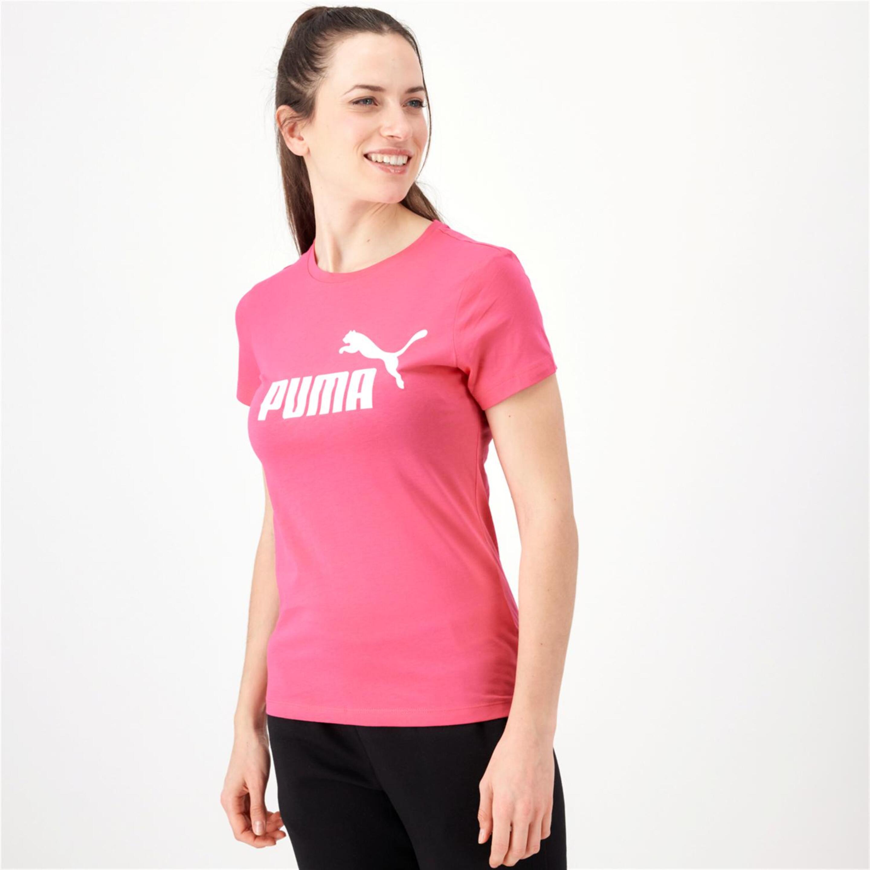 Puma Ess - Fucsia - Camiseta Mujer