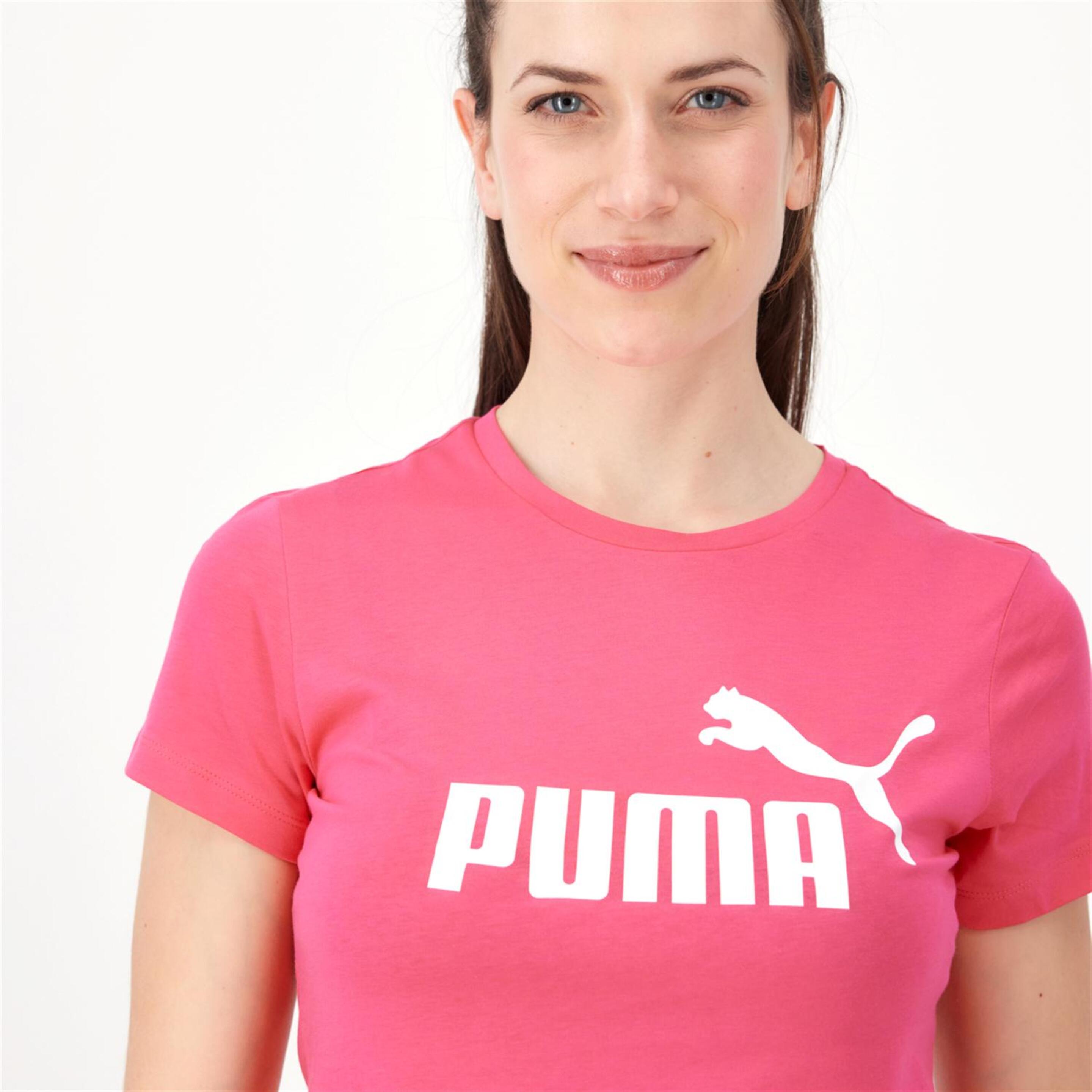 Puma Ess - Fucsia - Camiseta Mujer
