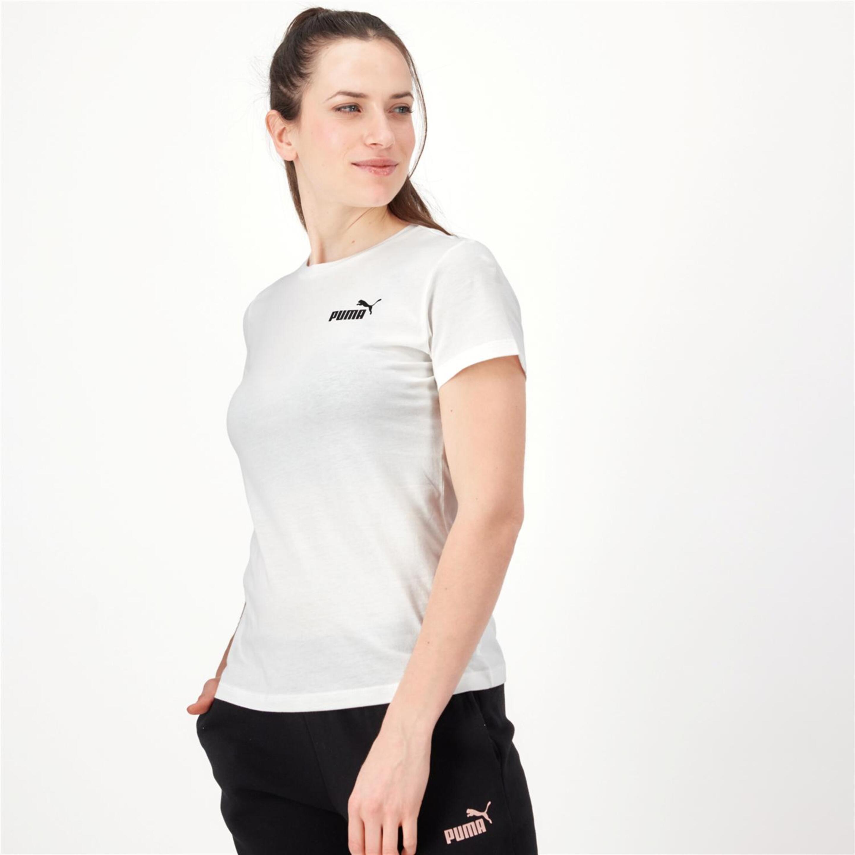 Camiseta Puma - Blanco - Camiseta Mujer