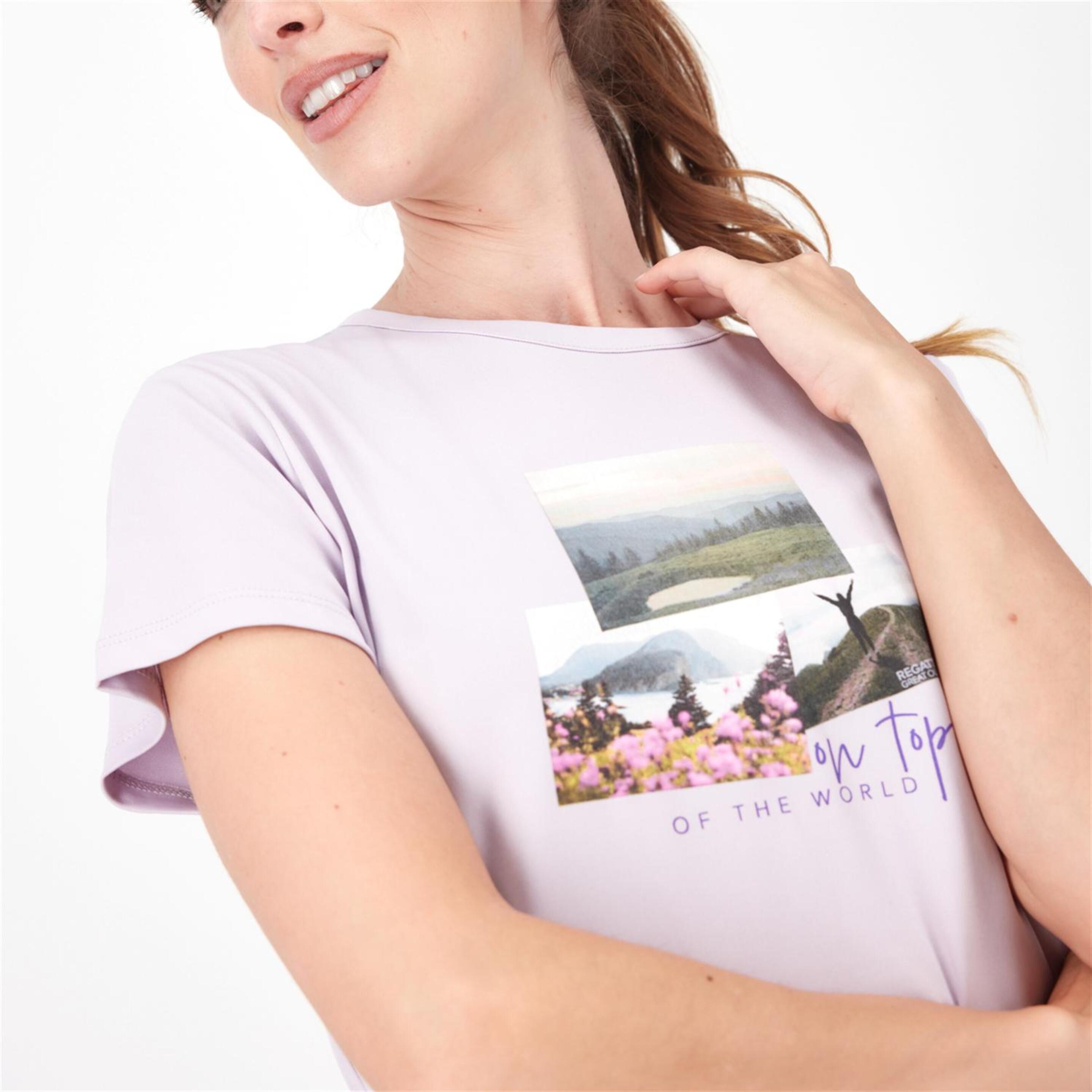 Regatta Fingal VII - Morado - Camiseta Montaña Mujer