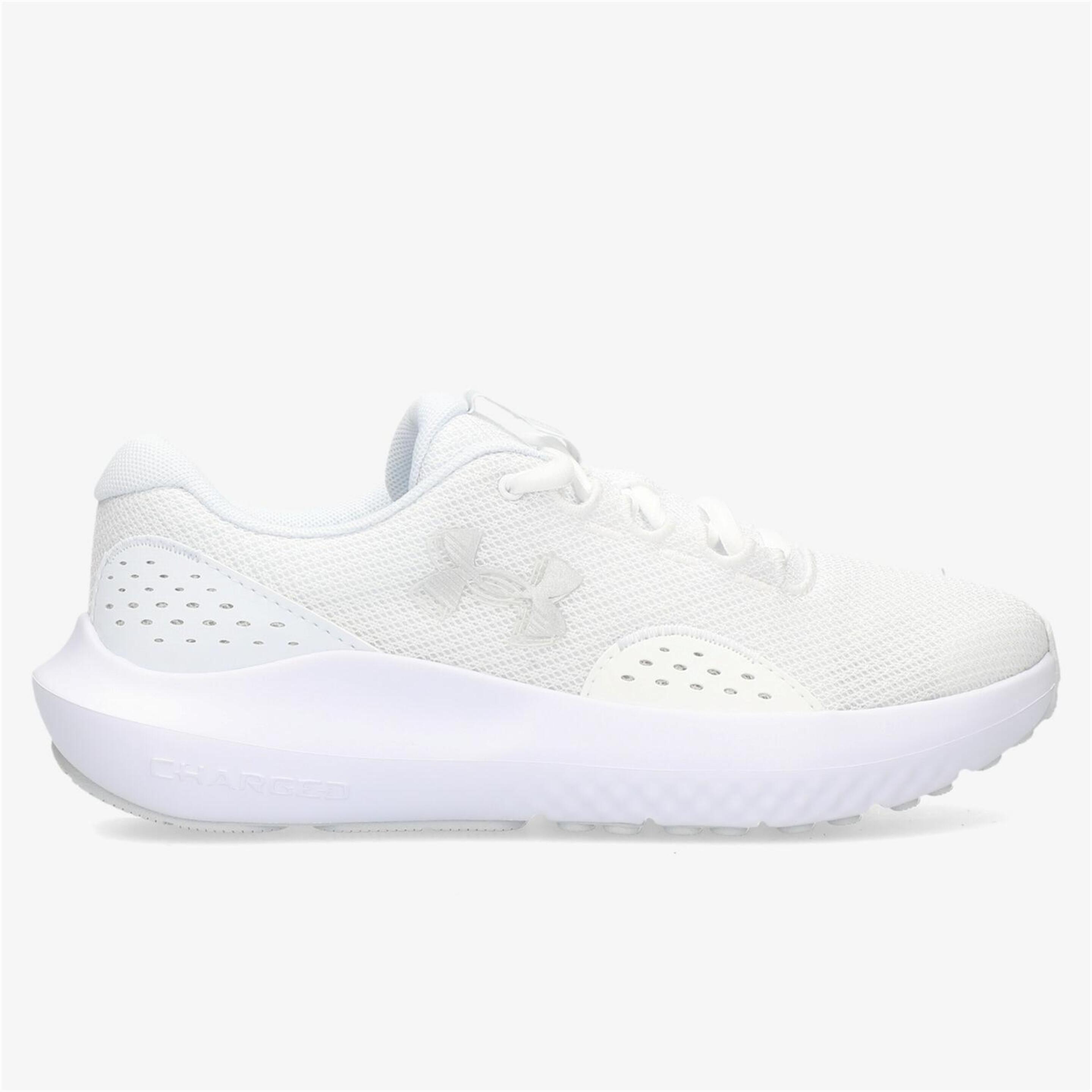 Under Armour Charged Surge 4 - blanco - Zapatillas Running Mujer