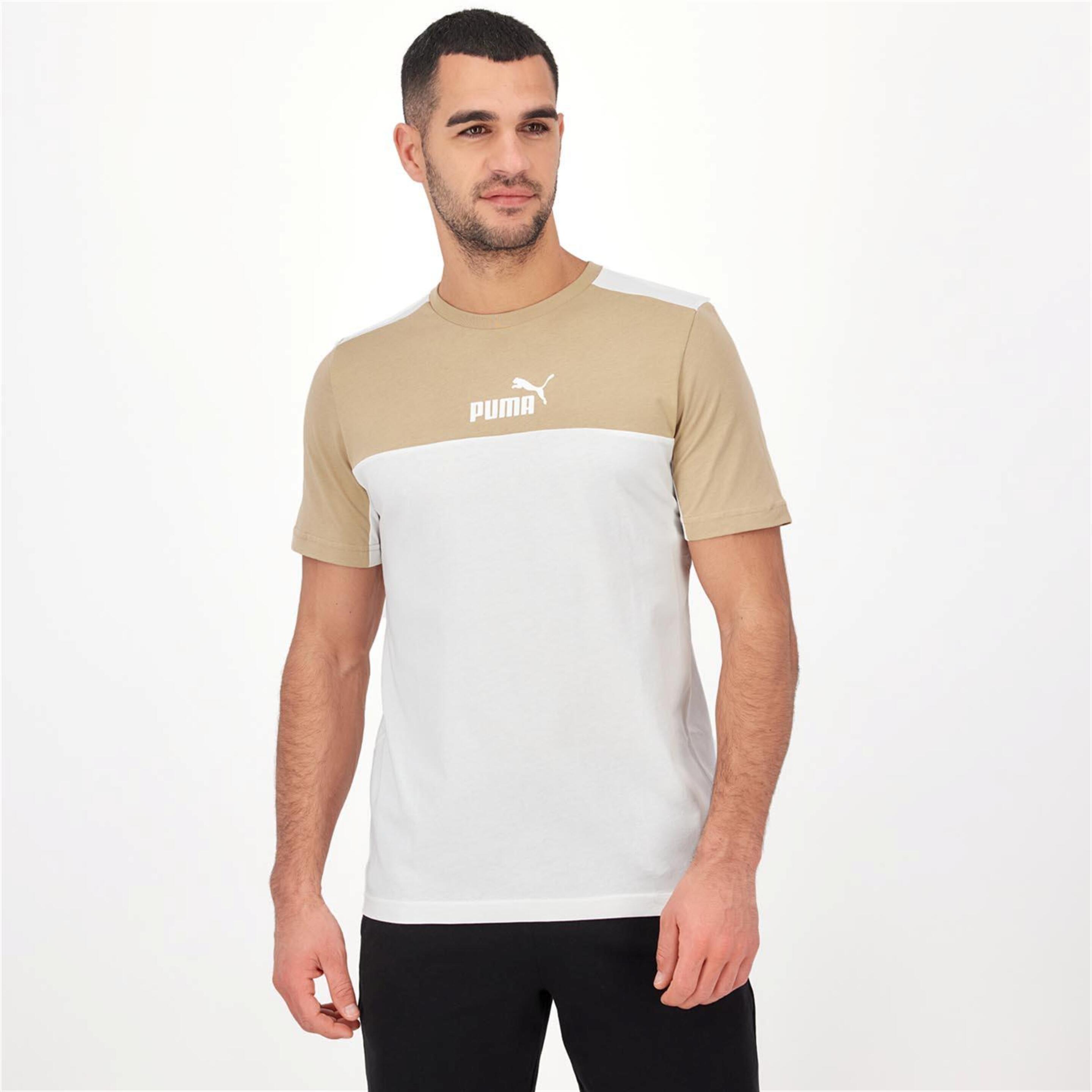 Puma Essential Block - blanco - T-shirt Homem