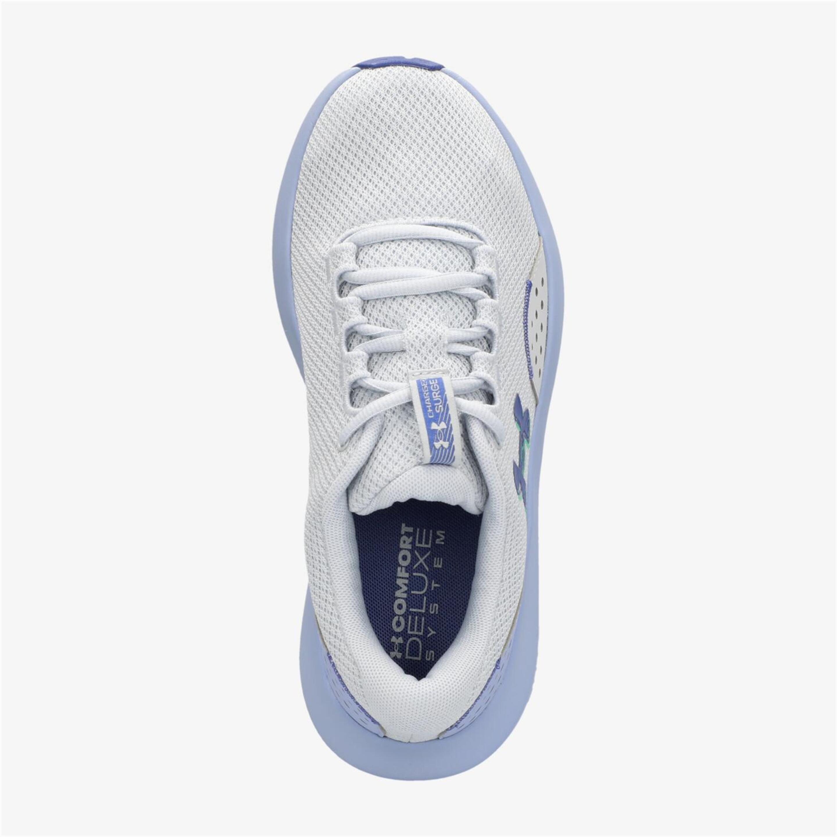 Under Armour Charged Surge 4 - Cinza - Sapatilhas Running Mulher | Sport Zone