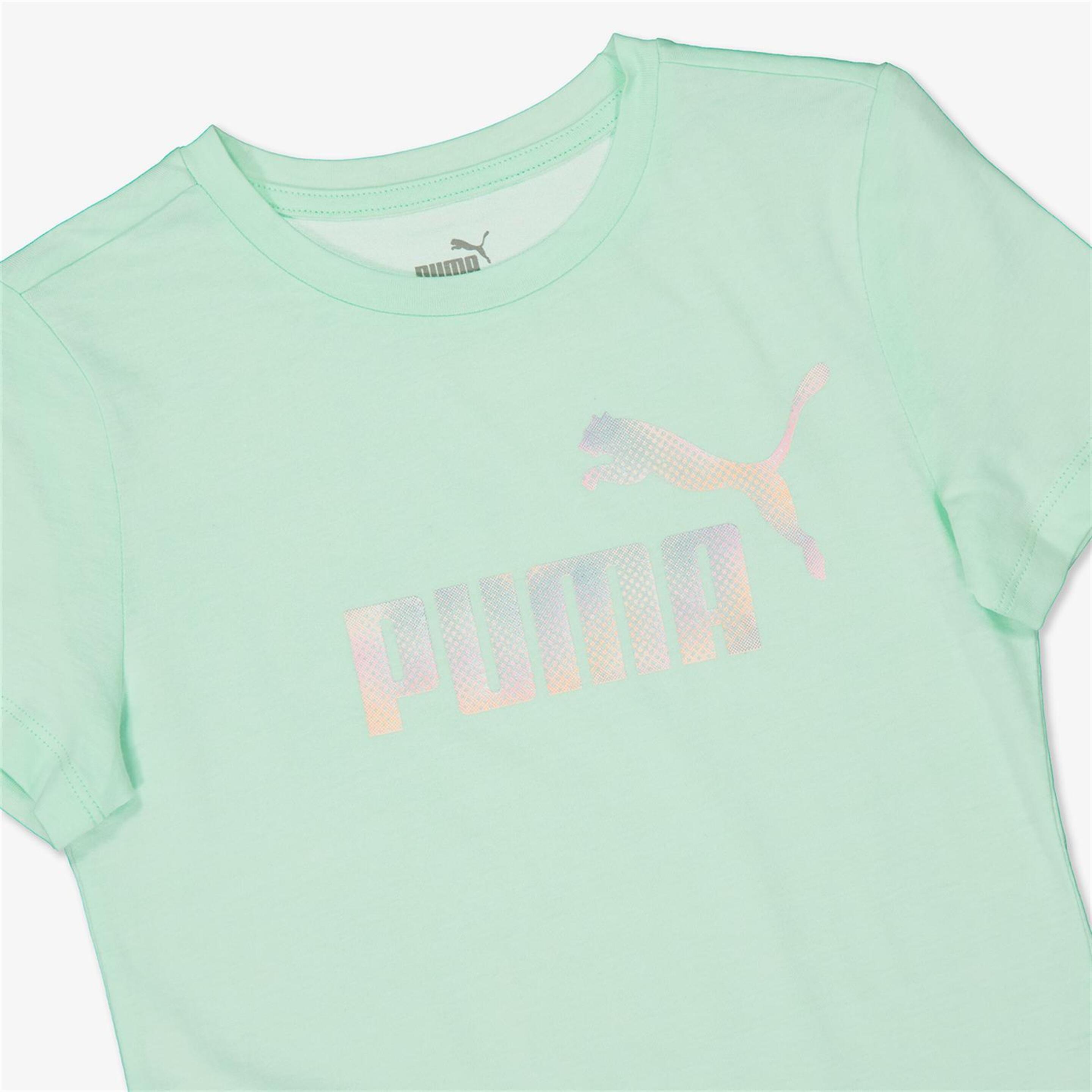 Camiseta Puma - Verde - Camiseta Niña