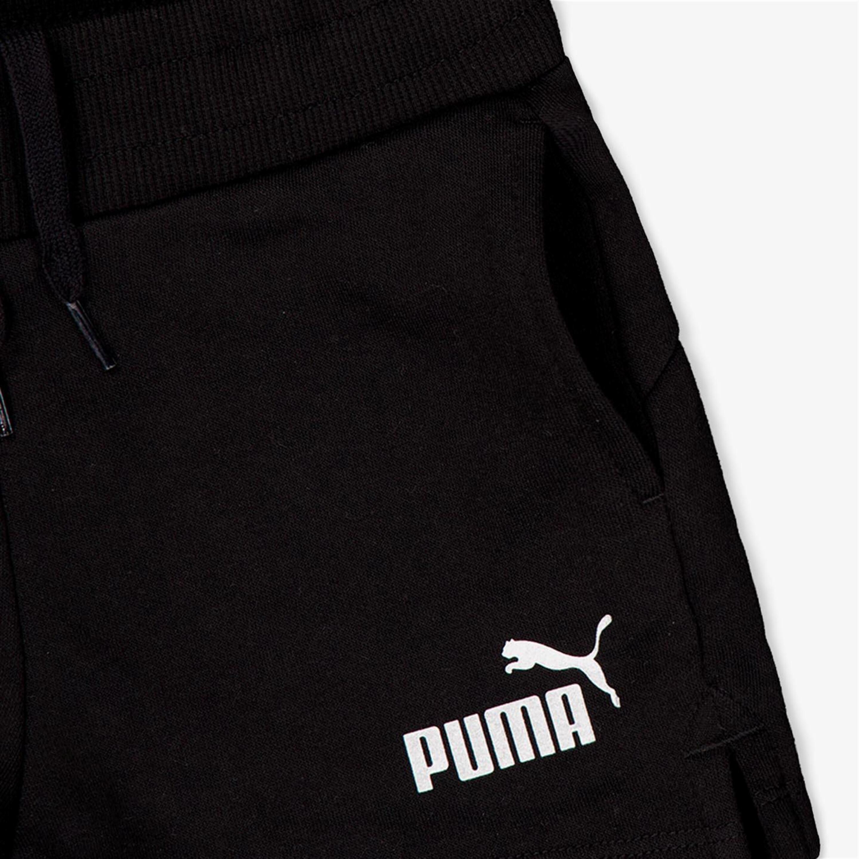 Pantalón Puma - Negro - Pantalón Corto Niña