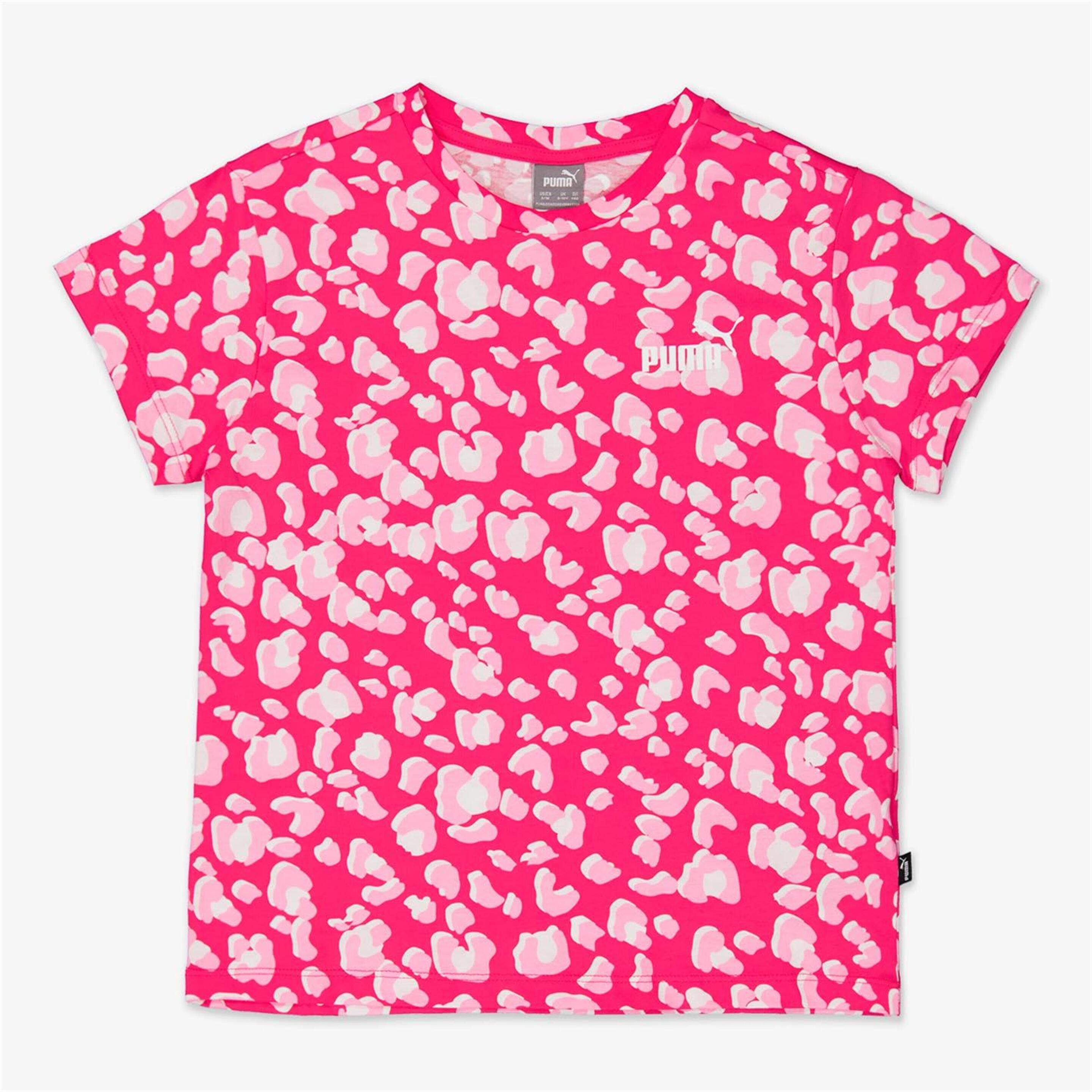 Camiseta Puma - rosa - Camiseta Niña