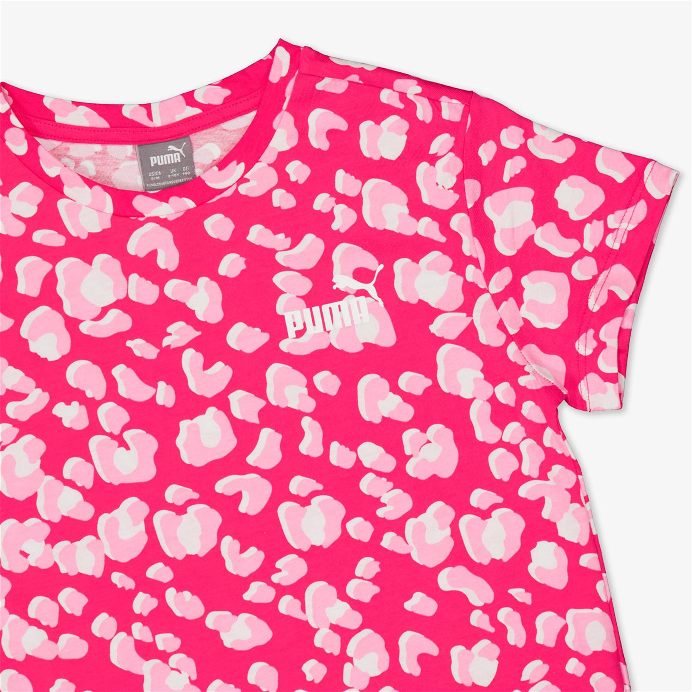 Camiseta Puma - Rosa - Camiseta Niña