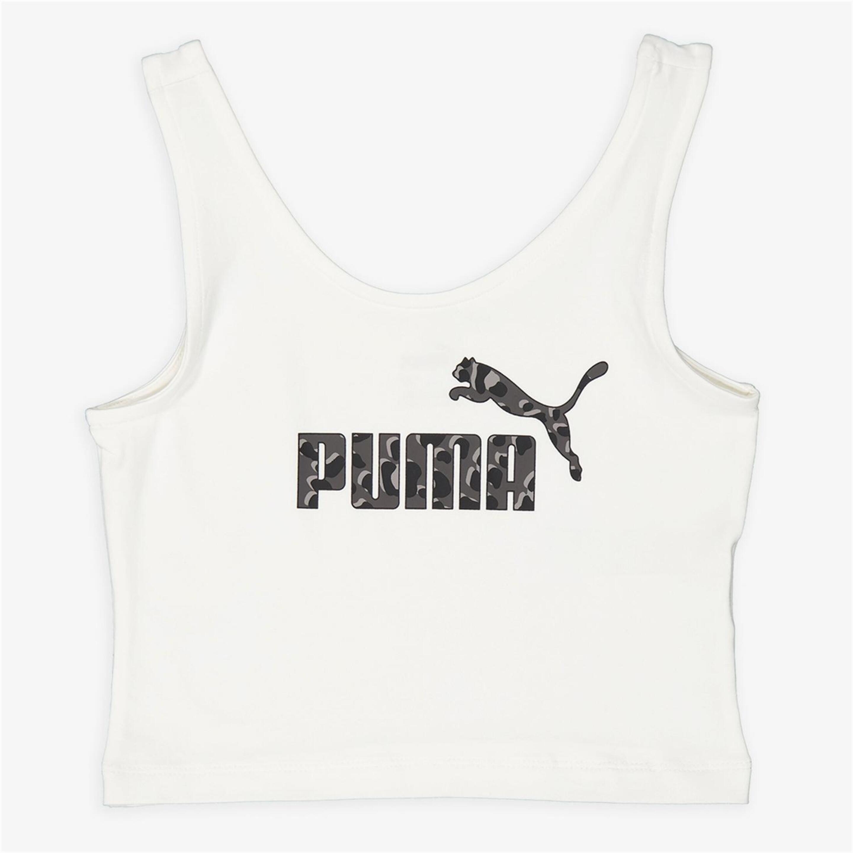 Camisola Puma - blanco - Camisola Alças Rapariga