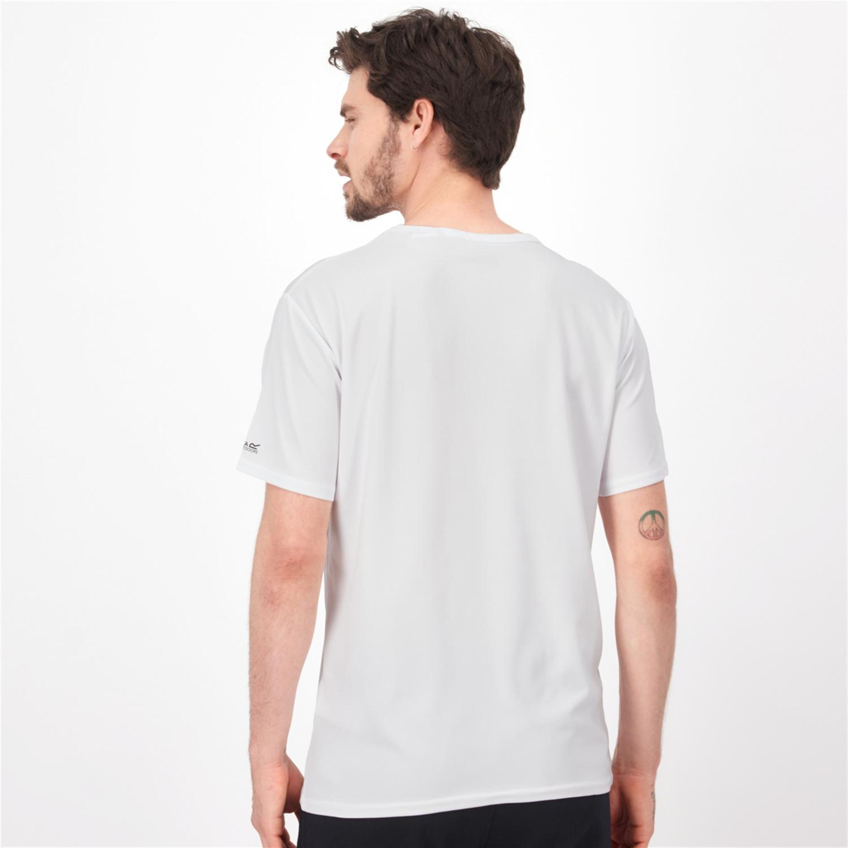 Regatta Fingal VIII - Blanco - Camiseta Montaña Hombre