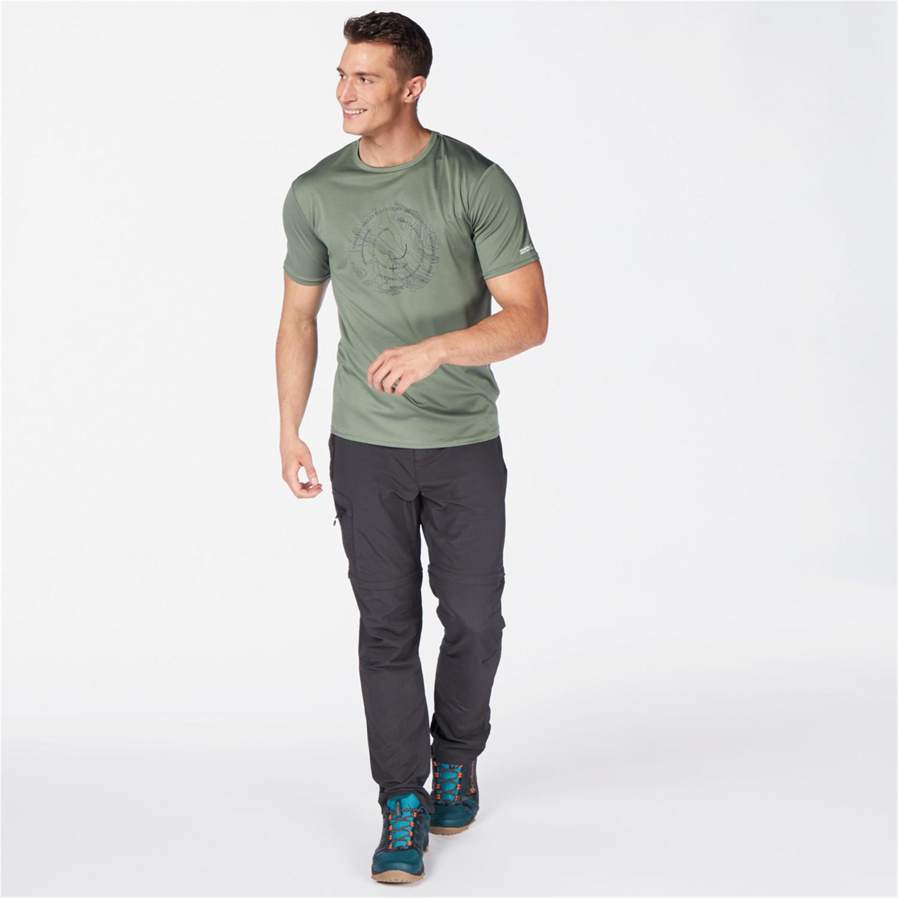 Regatta Fingal VIII - Verde - Camiseta Trekking Hombre