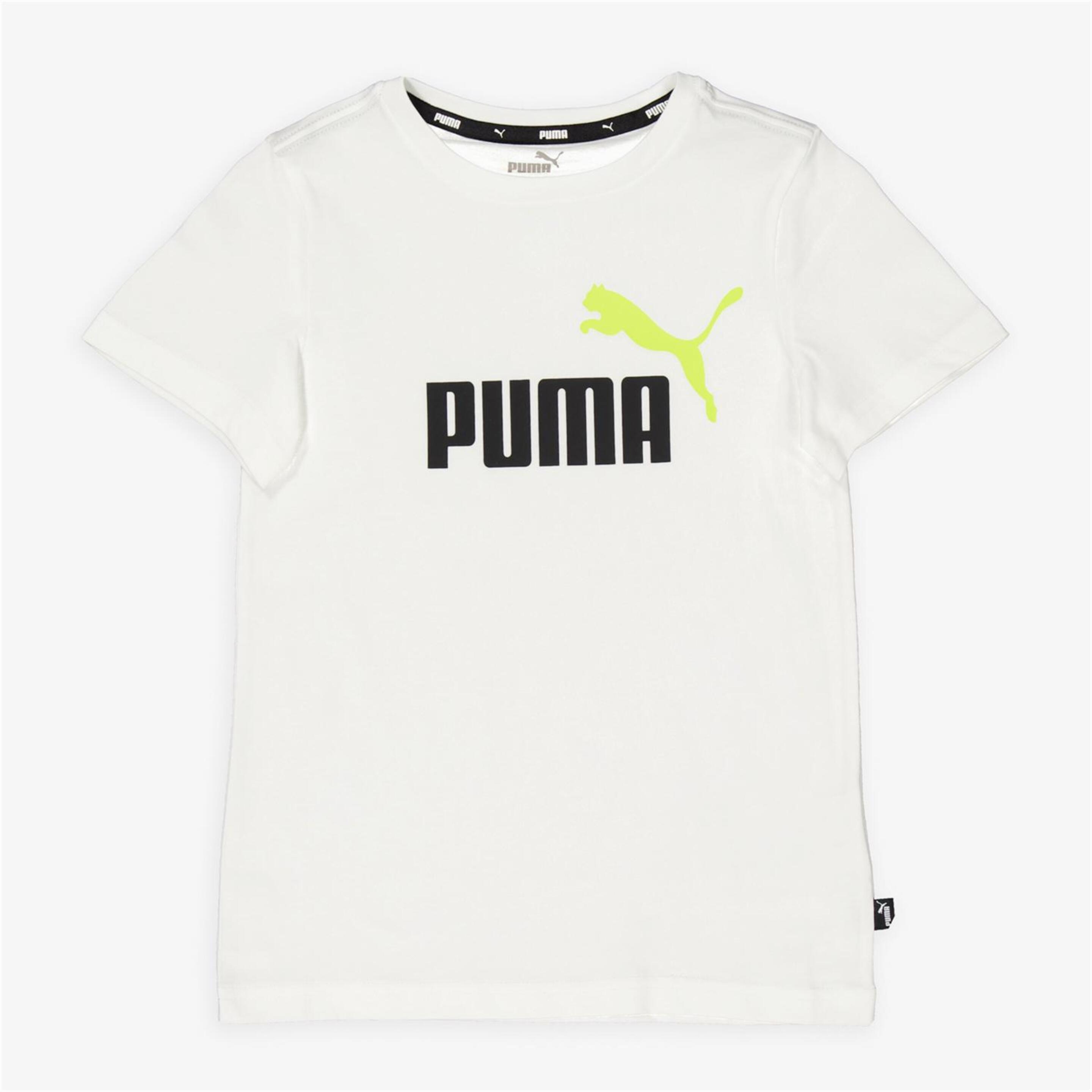 T-shirt Puma - blanco - T-shirt Menino