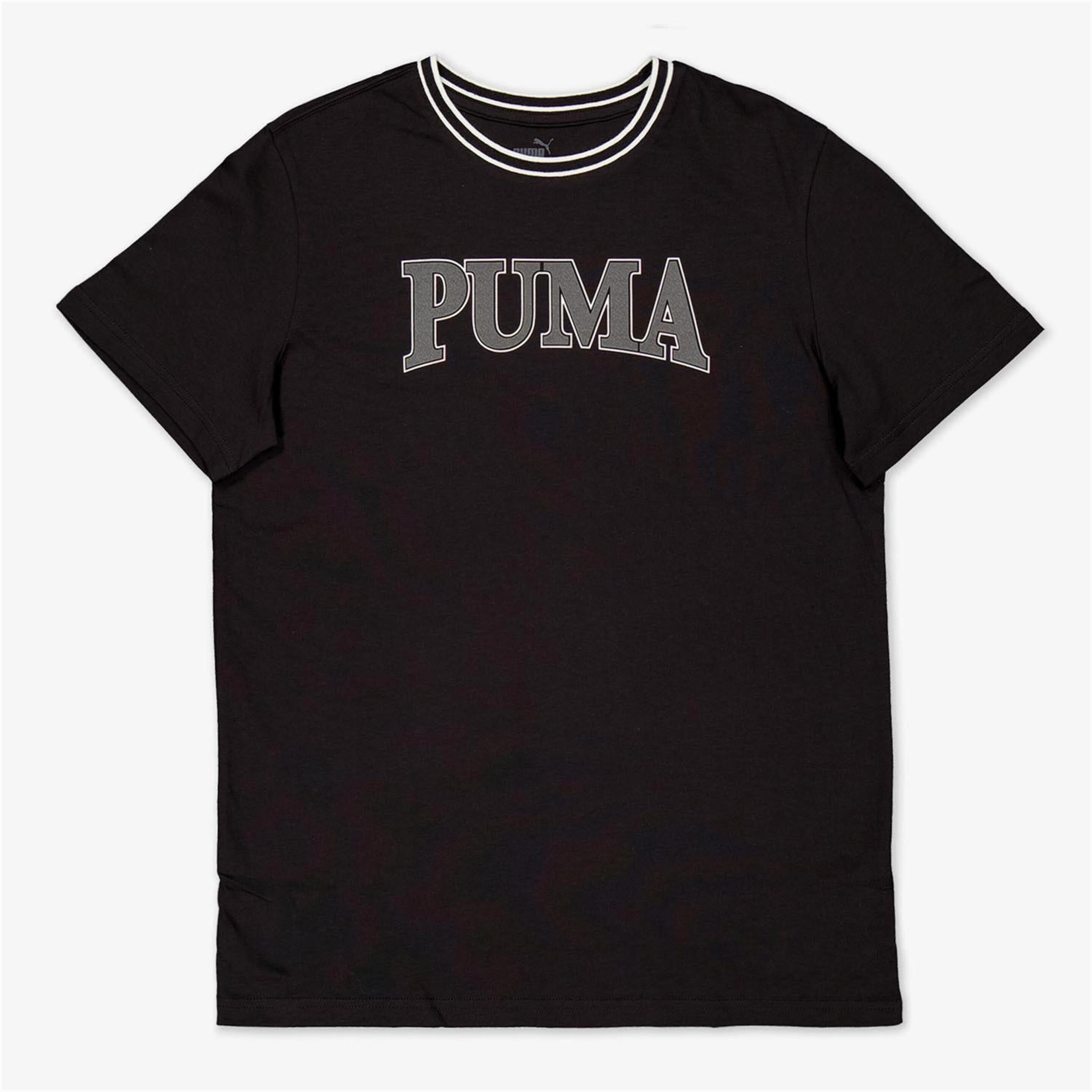 T-shirt Puma - negro - T-shirt Rapaz