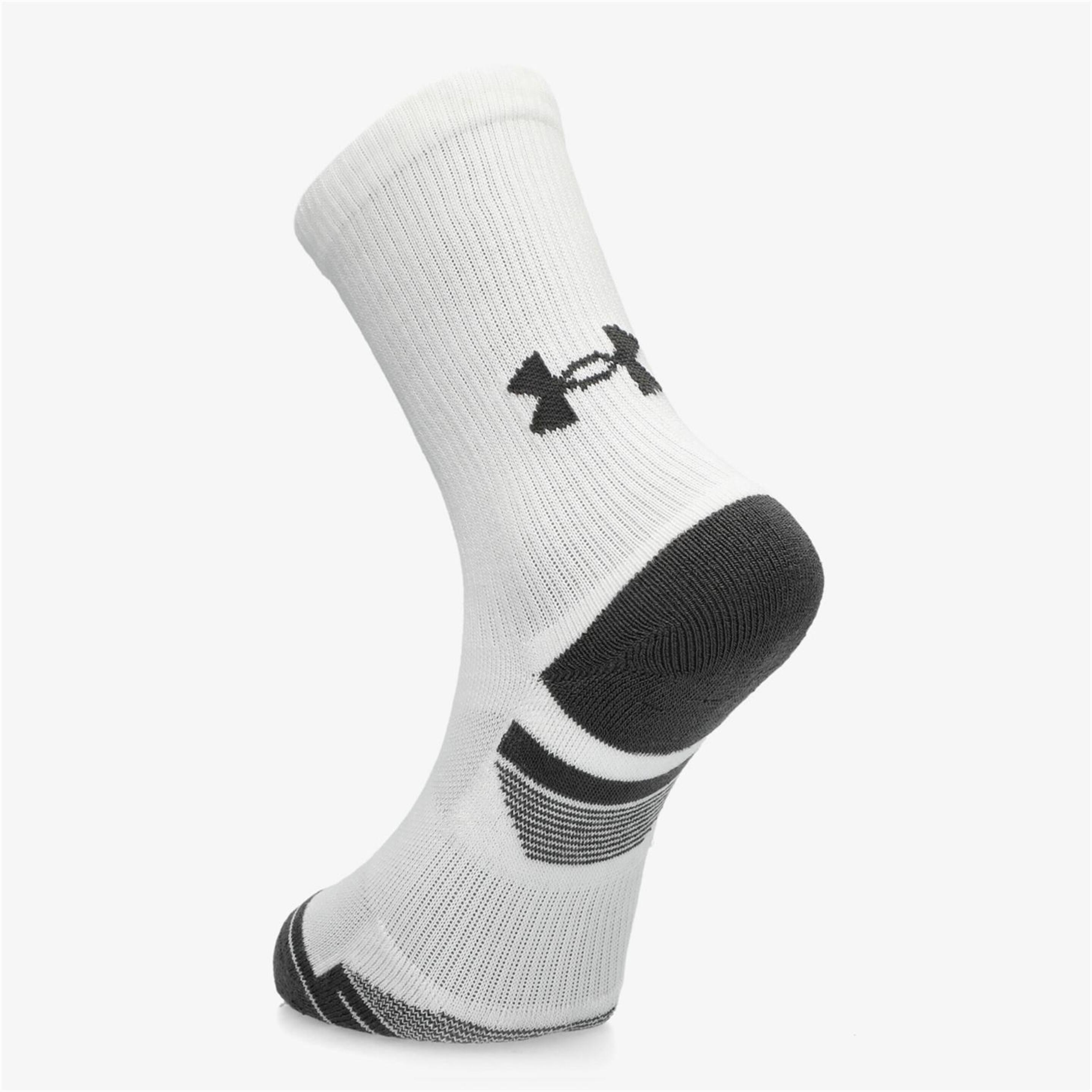 Under Armour Performance Tech - Blanco - Calcetines