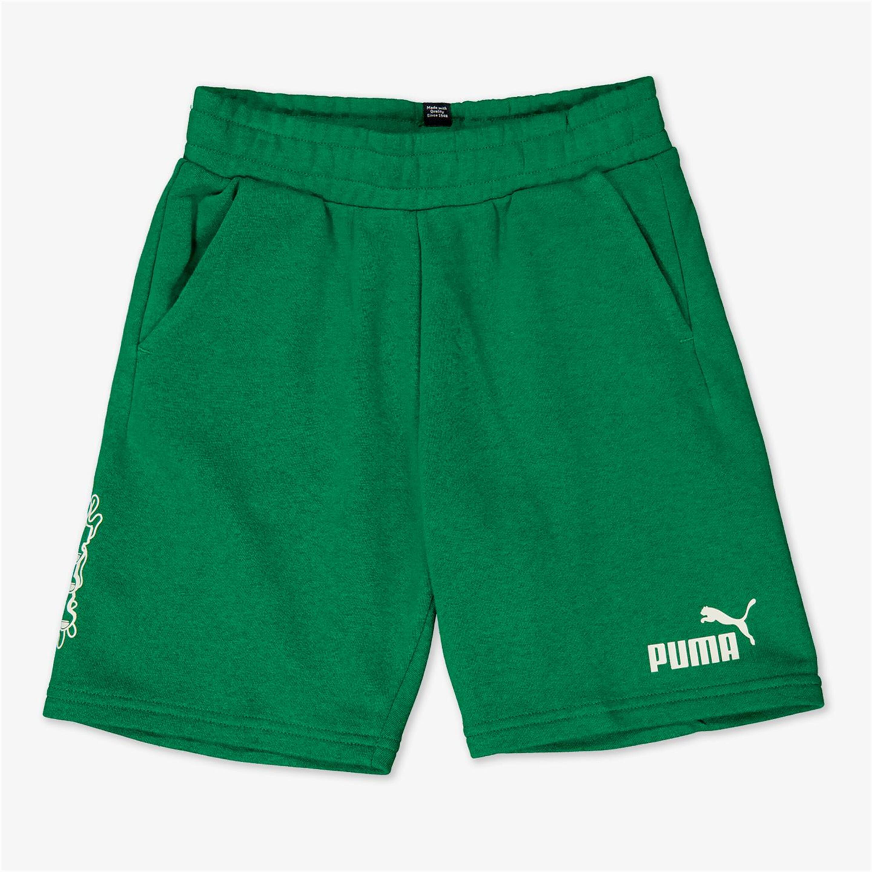Pantalón Puma - verde - Bermuda Niño