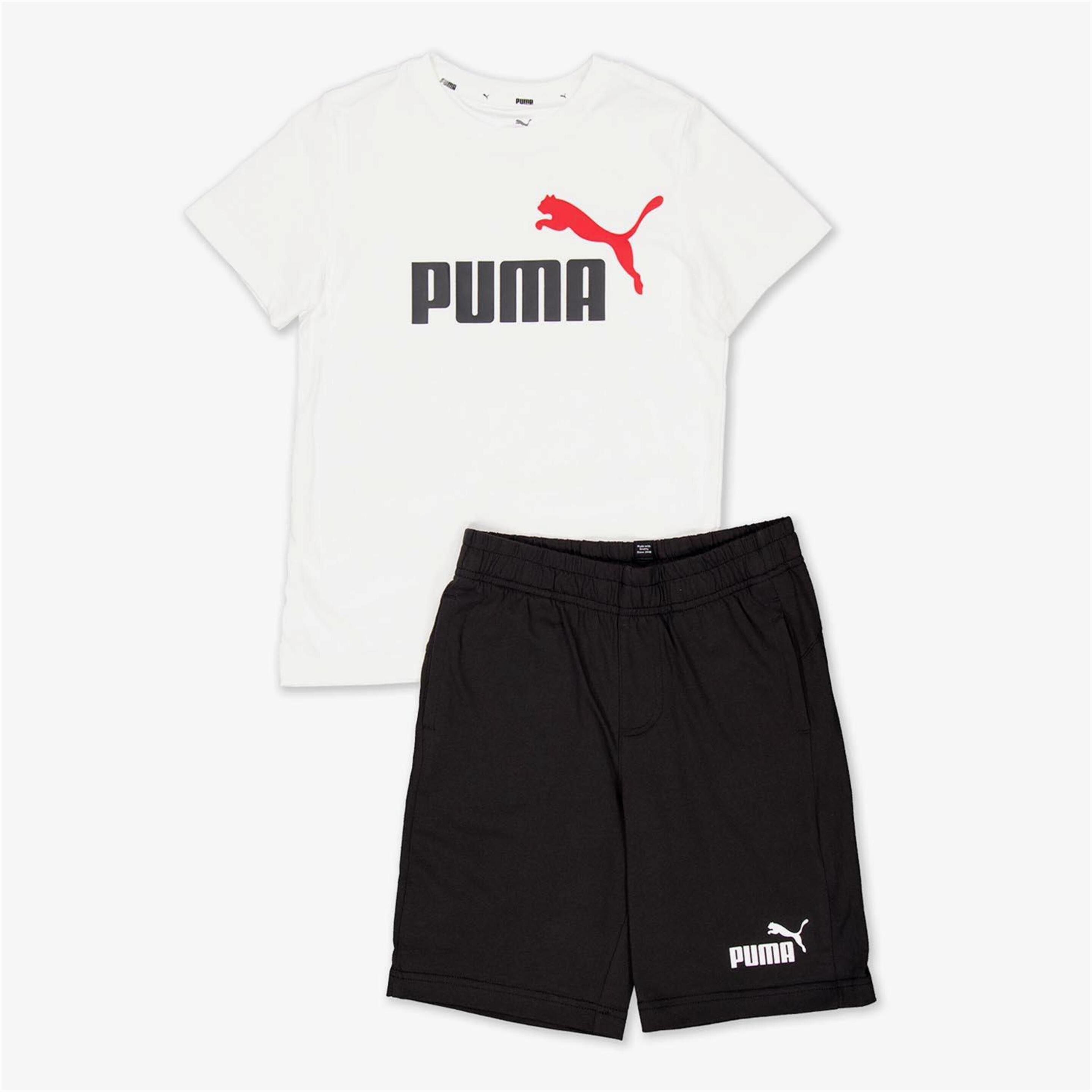 Conjunto Puma - blanco - Conjunto Rapaz