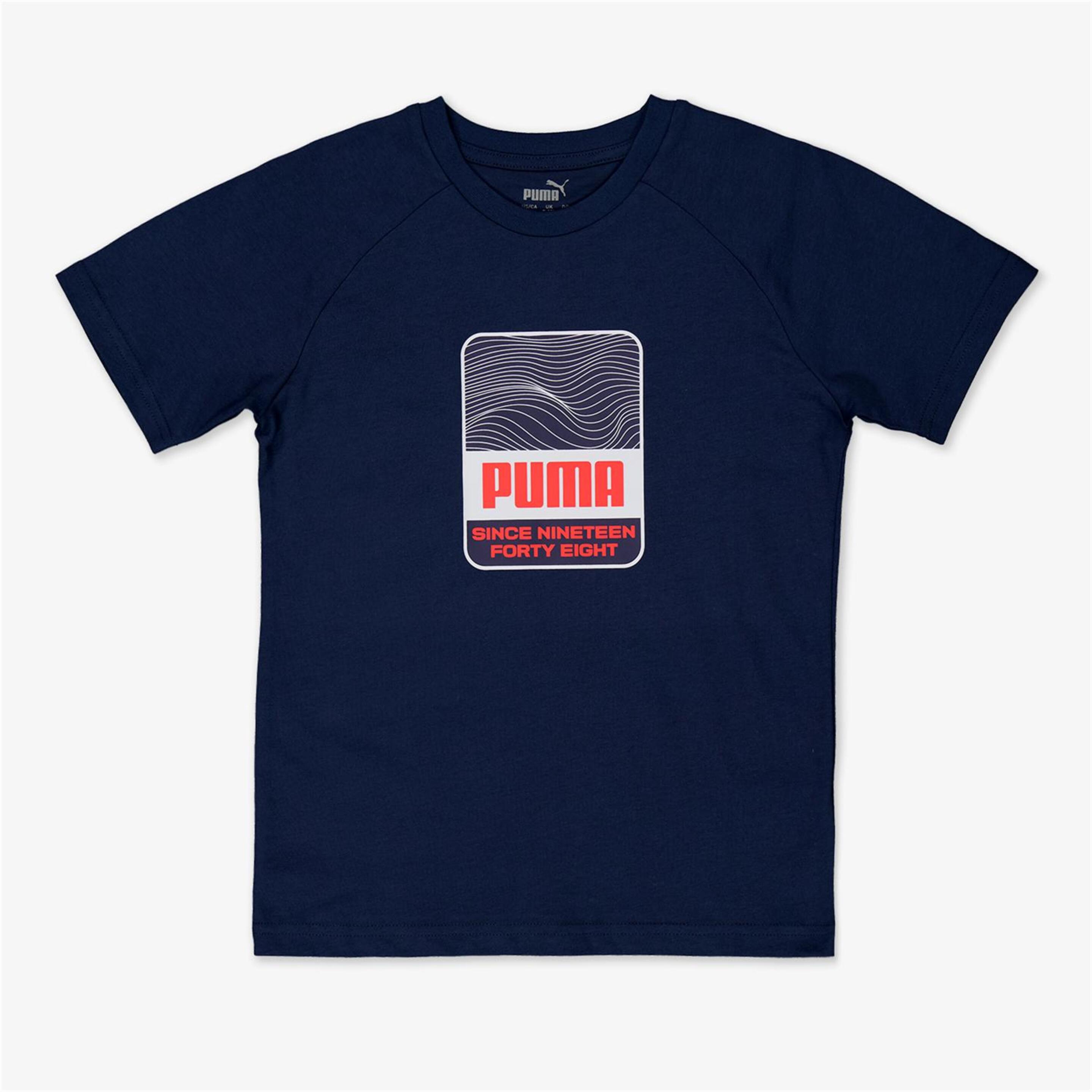 T-shirt Puma - azul - T-shirt Rapaz