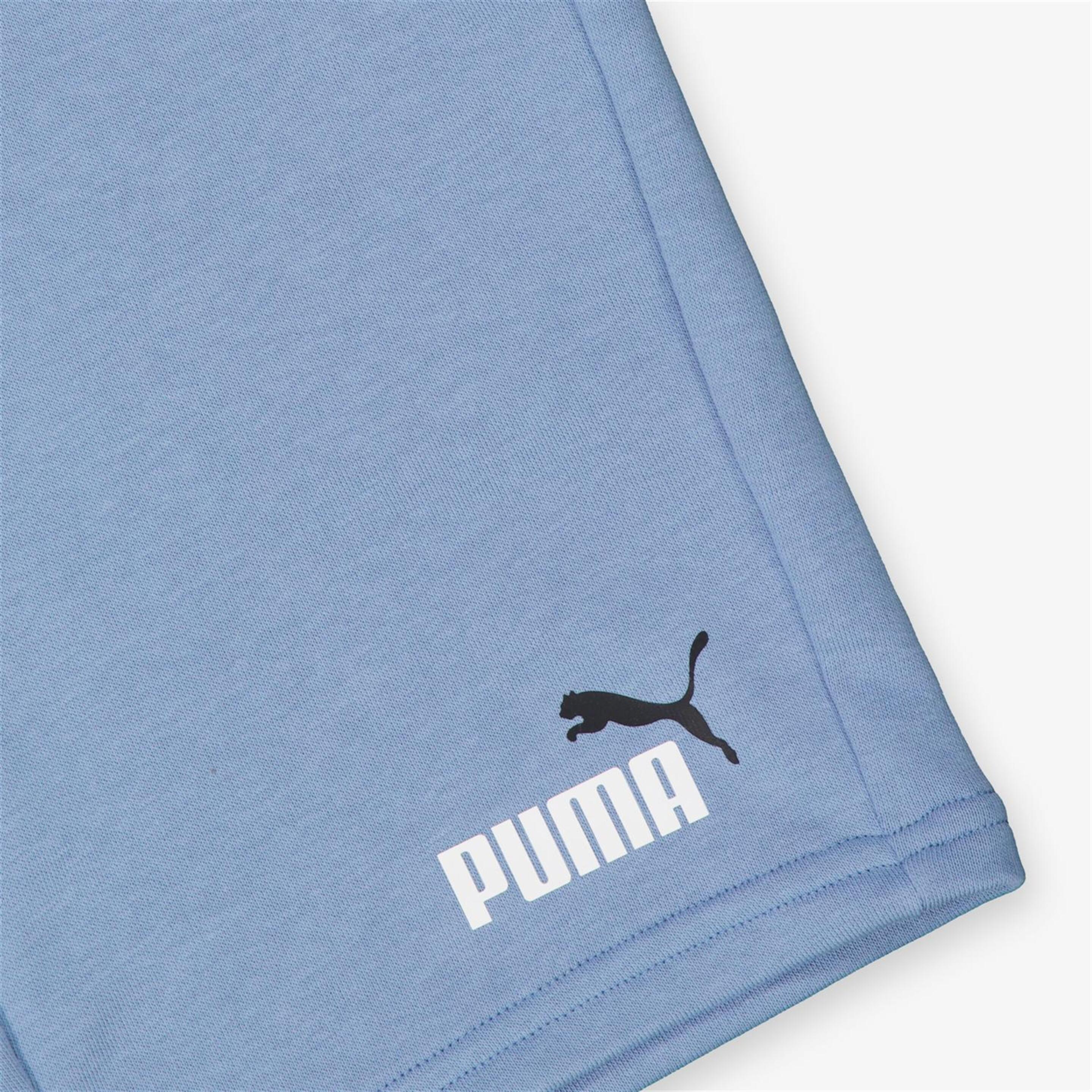 Pantalón Puma - Azul - Pantalón Corto Niño