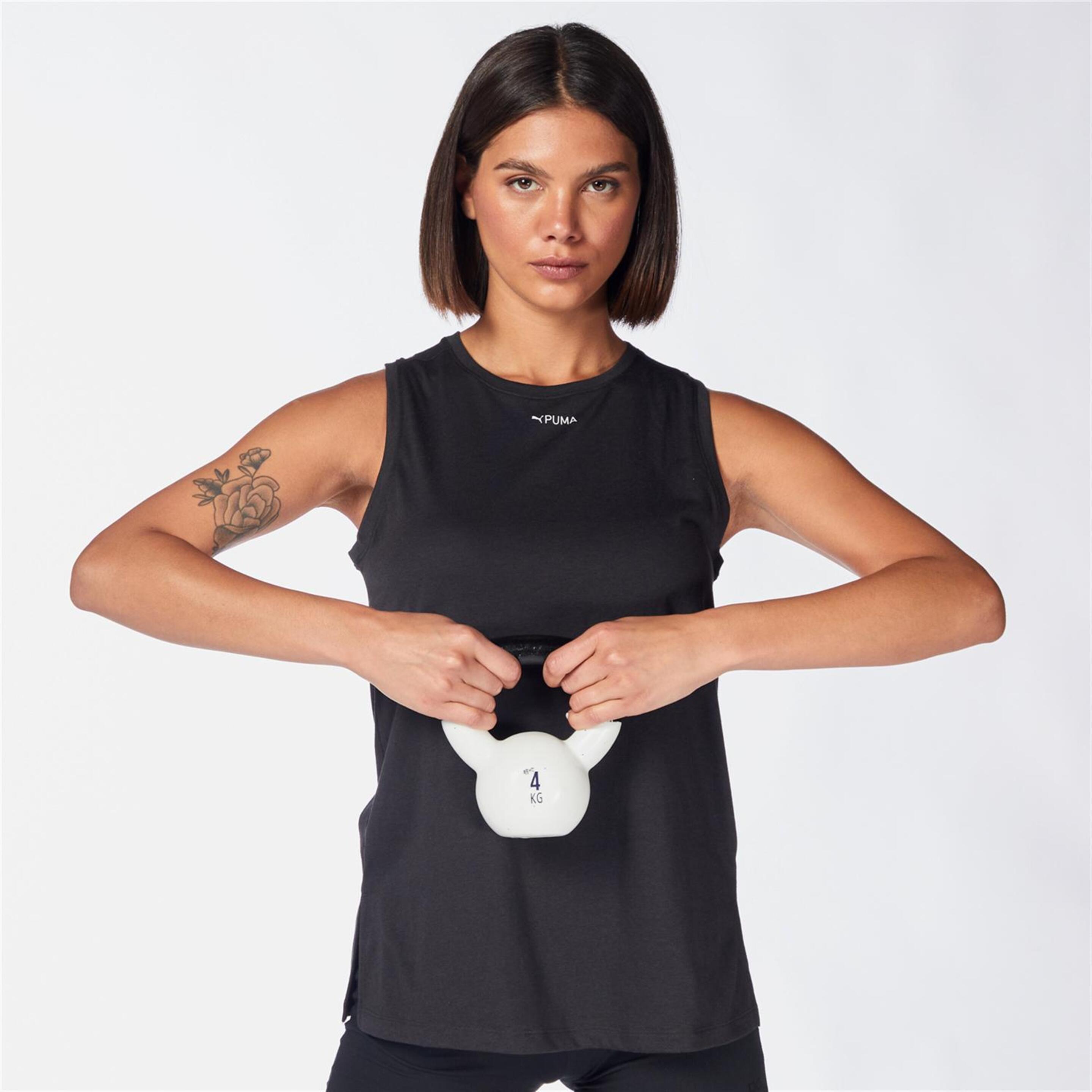 Camiseta Puma - negro - Camiseta Fitness Mujer