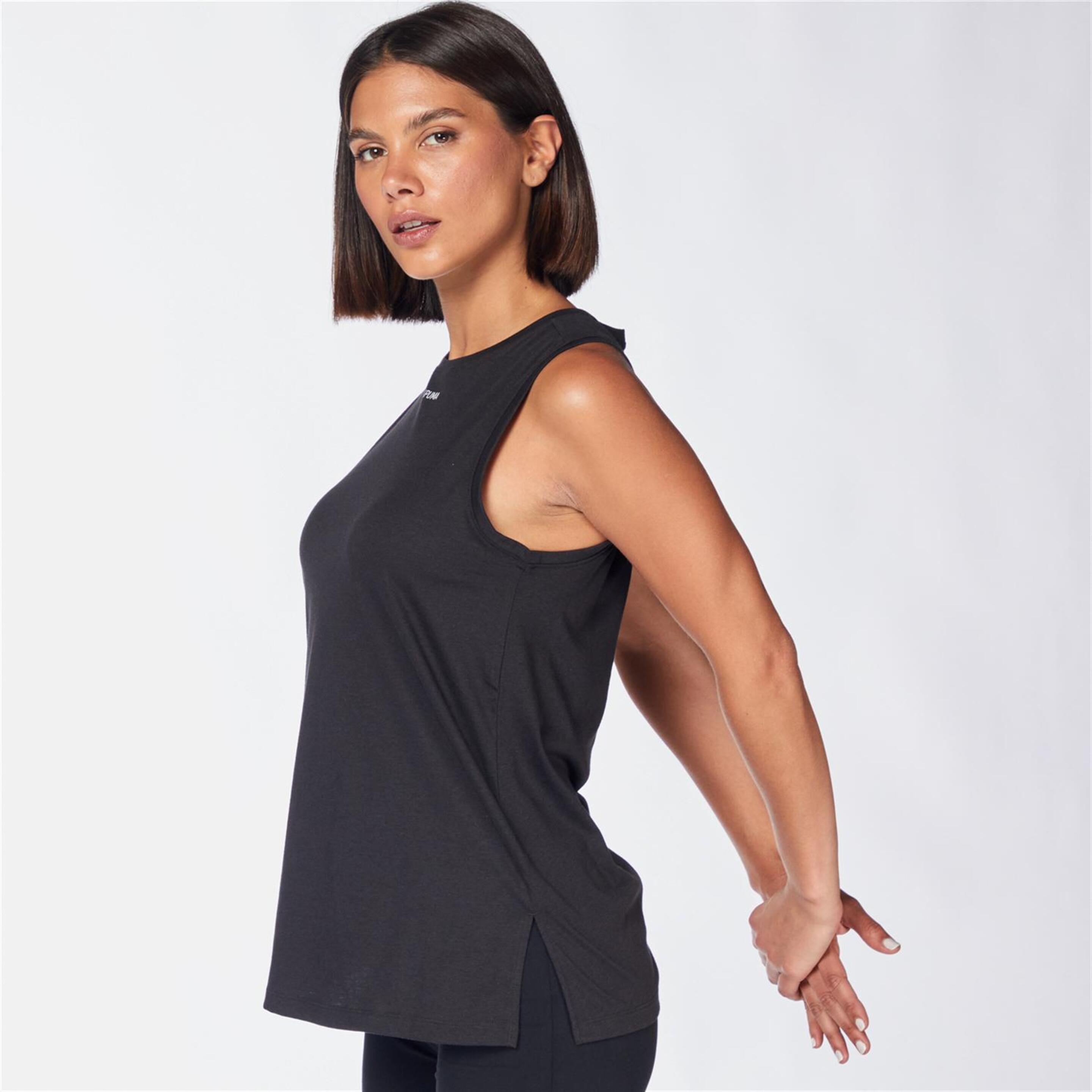 Camiseta Puma - Negro - Camiseta Fitness Mujer
