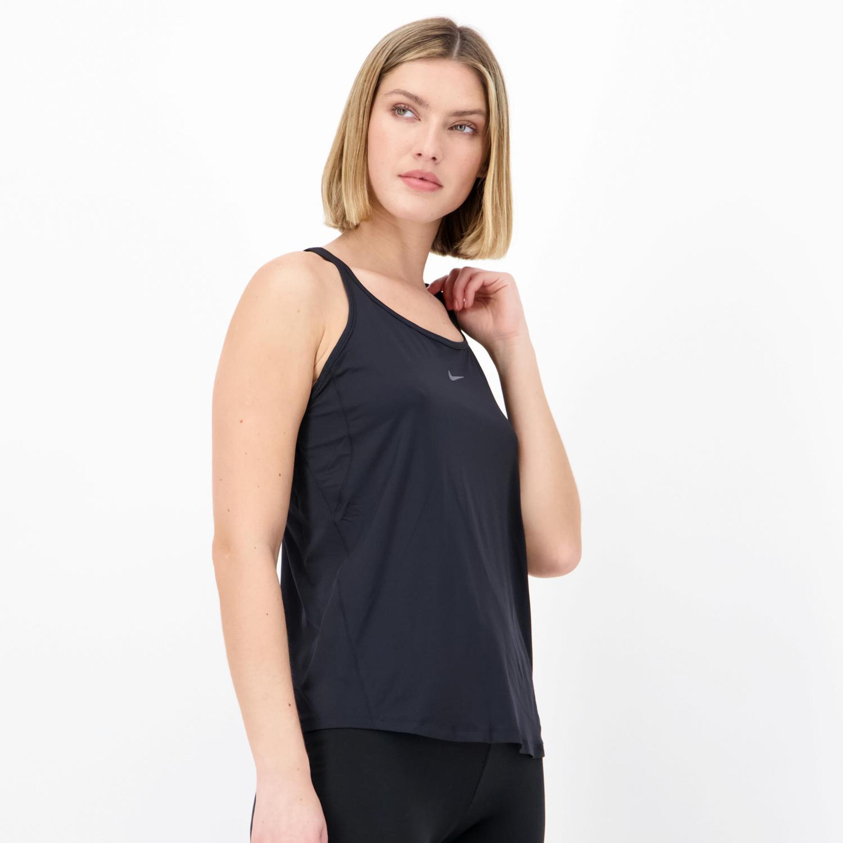 Nike One - Negro - Camiseta Tirantes Mujer