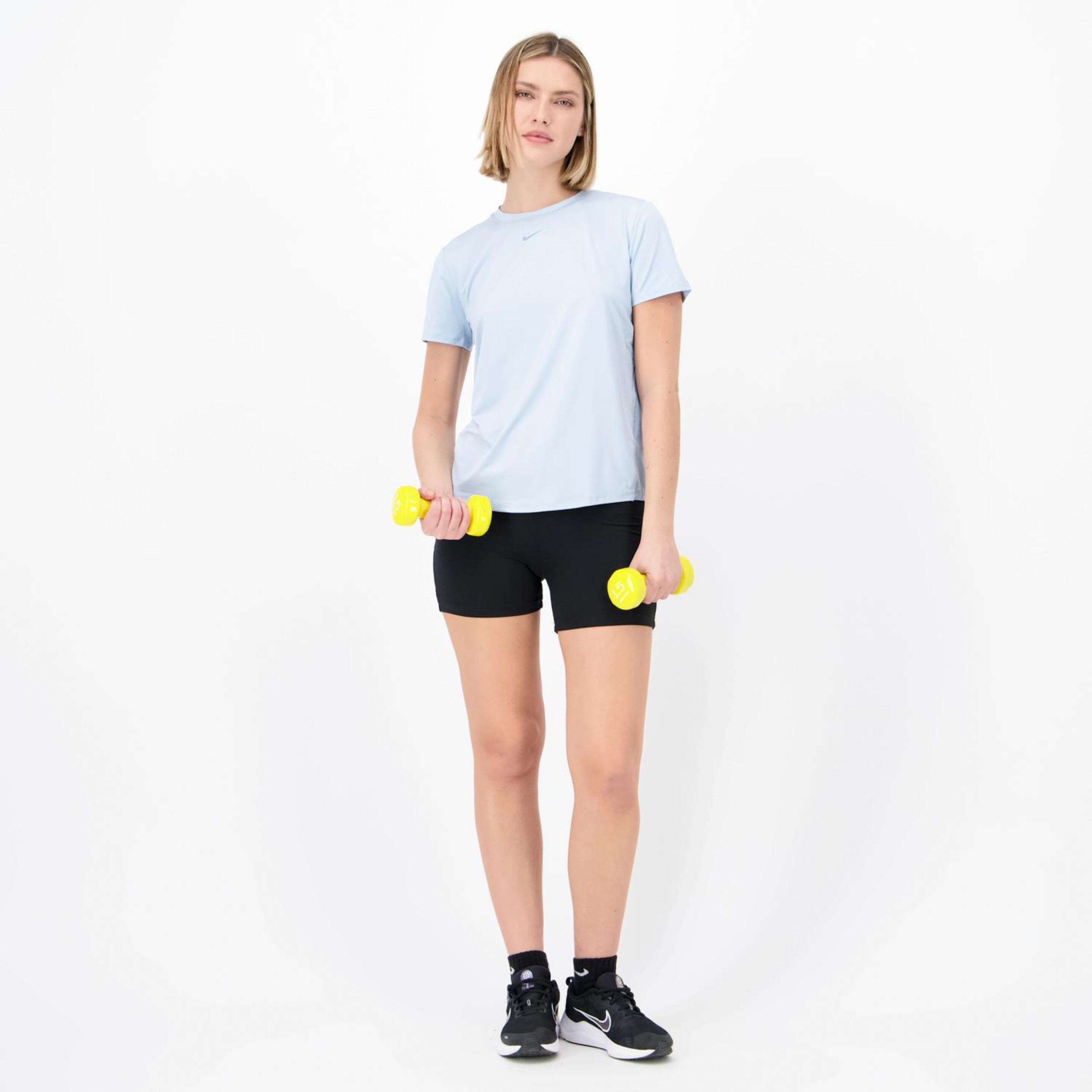 Nike One - Azul - Camiseta Fitness Mujer  | Sprinter