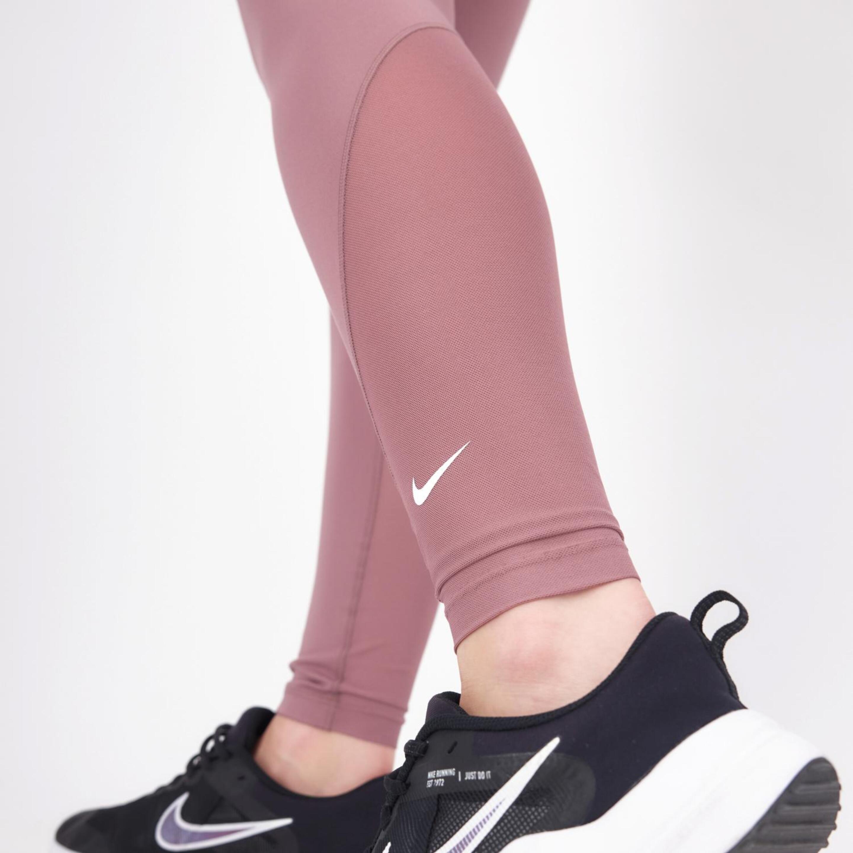 Nike One - Malva - Mallas Largas Mujer