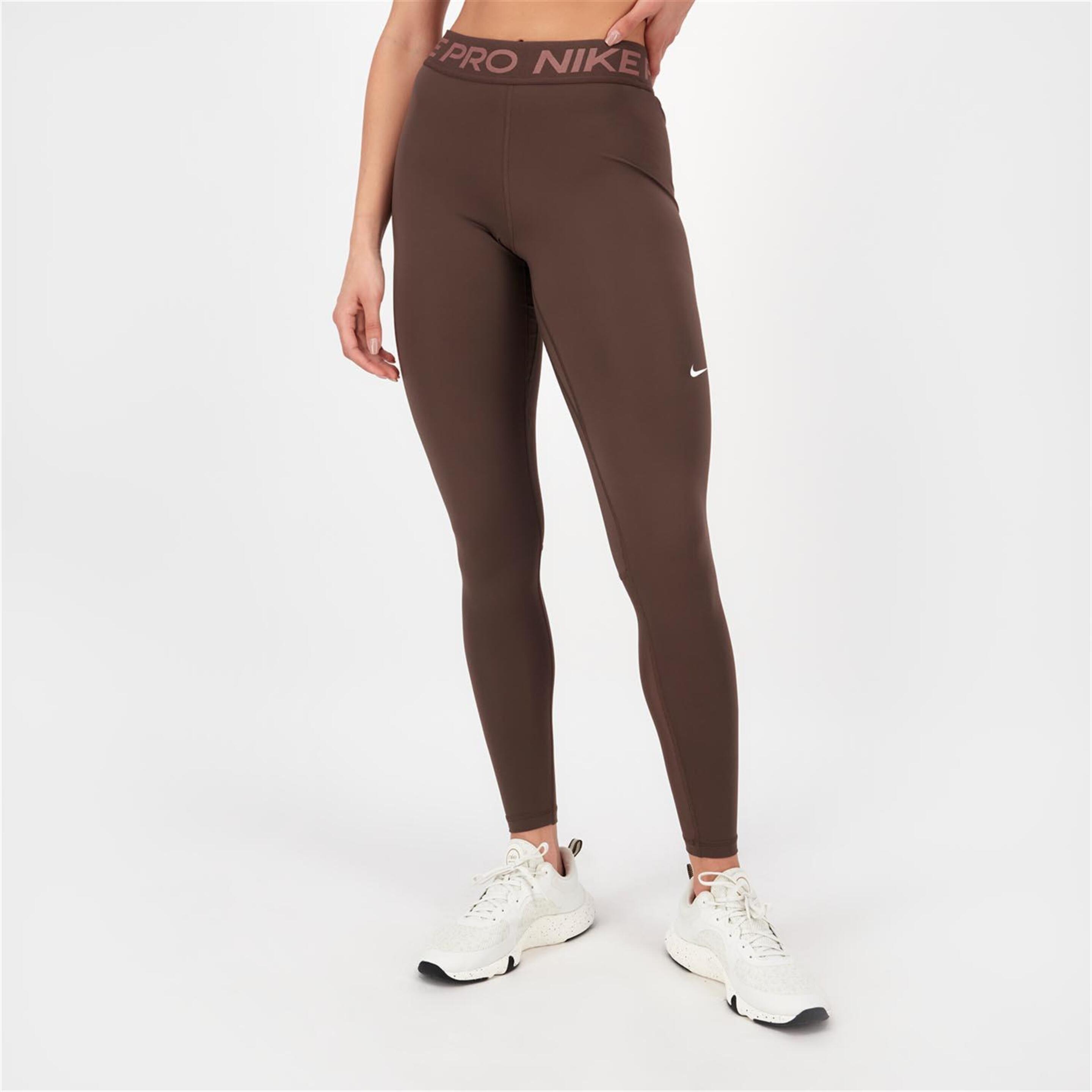 Nike Np Tight - marron - Leggings Cintura Alta Mulher