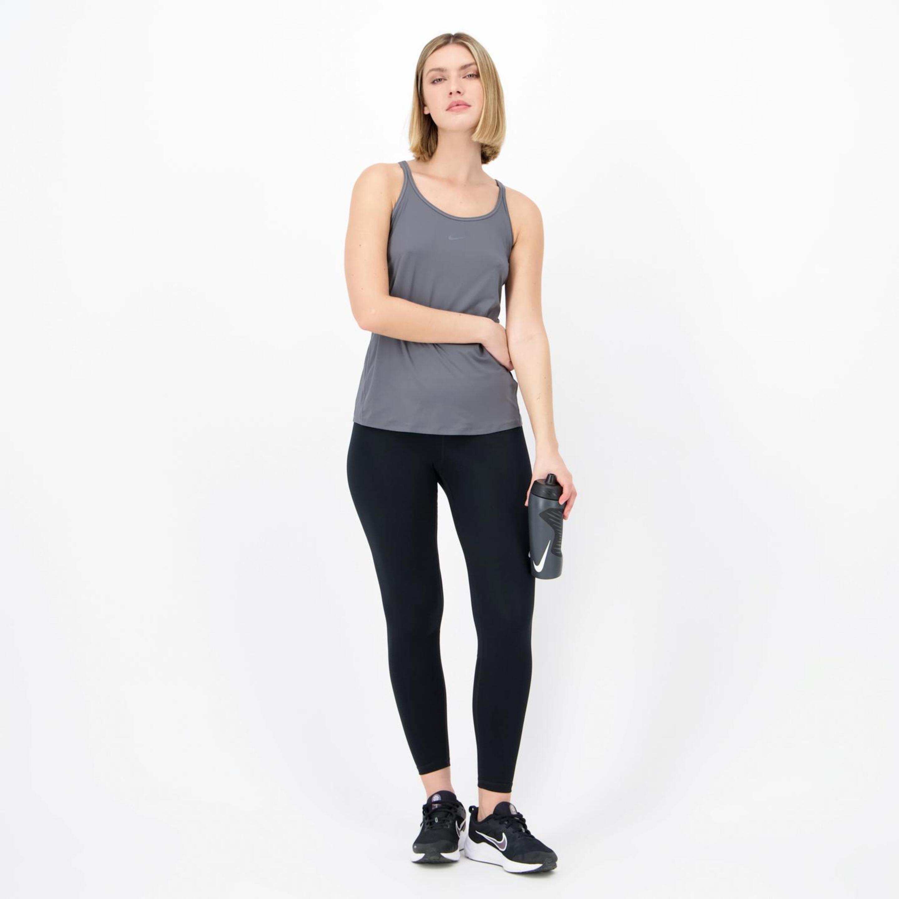 Nike One - Gris - Camiseta Tirantes Mujer