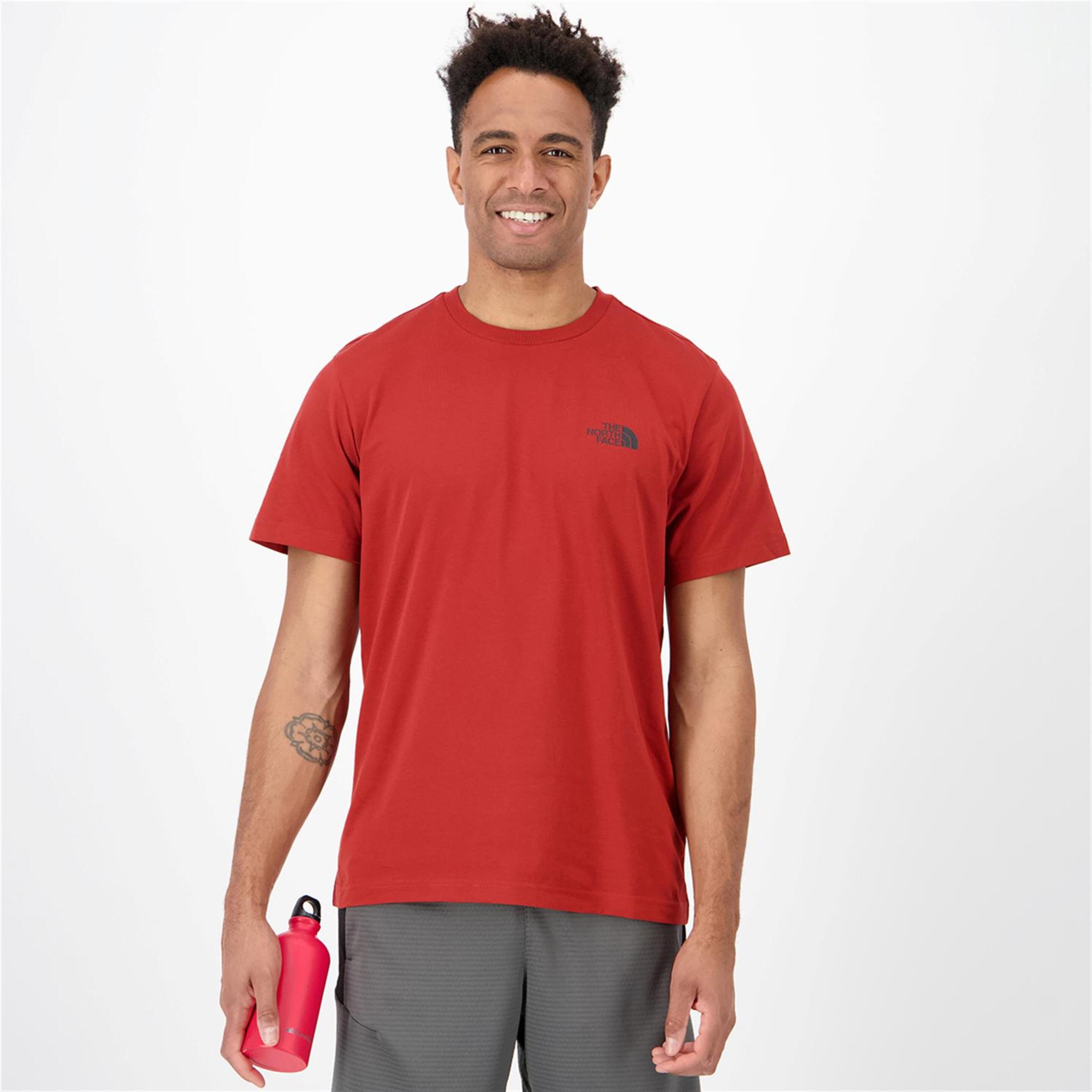 The North Face Simple Dome - rojo - Camiseta Trekking Hombre
