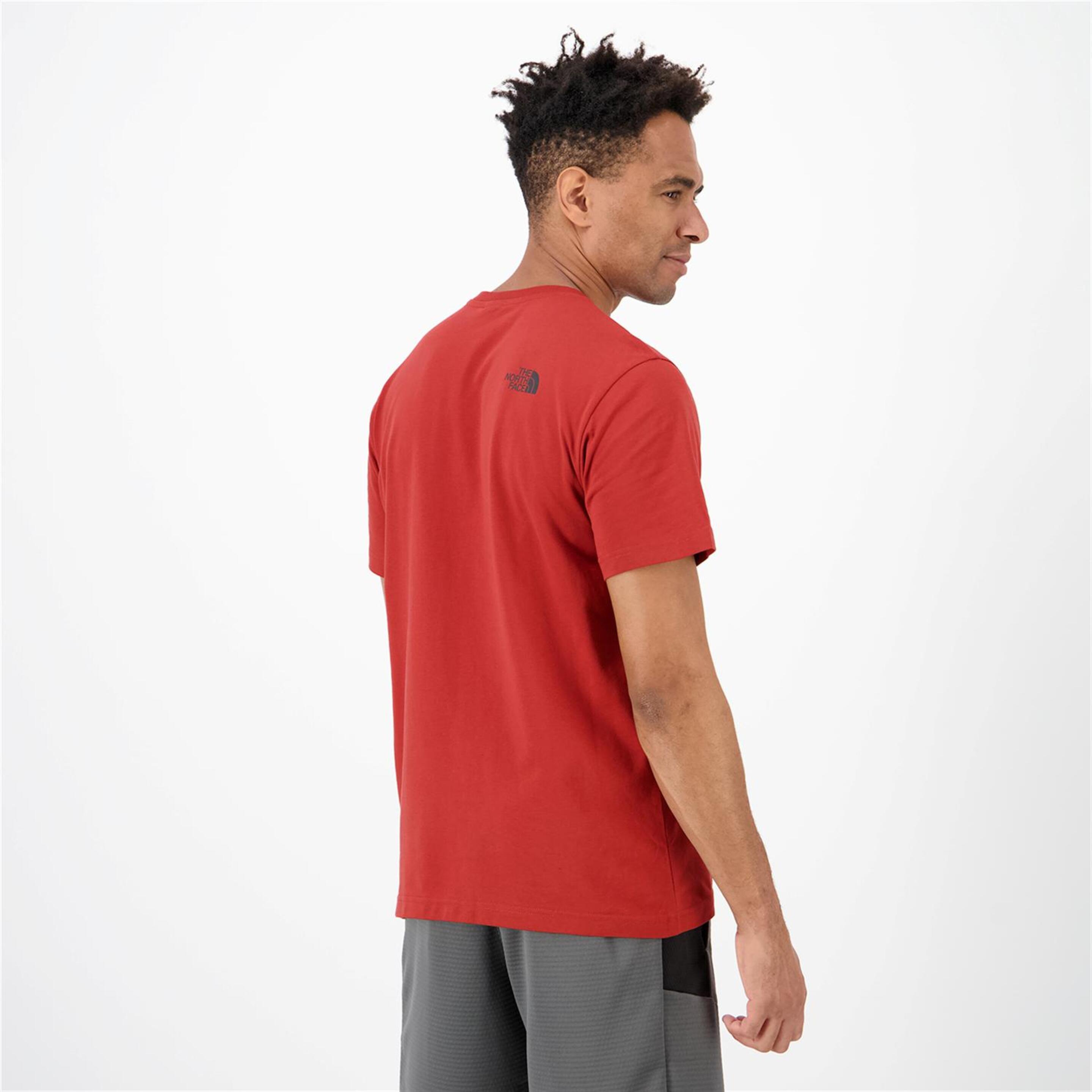 The North Face Simple Dome - Rojo - Camiseta Trekking Hombre