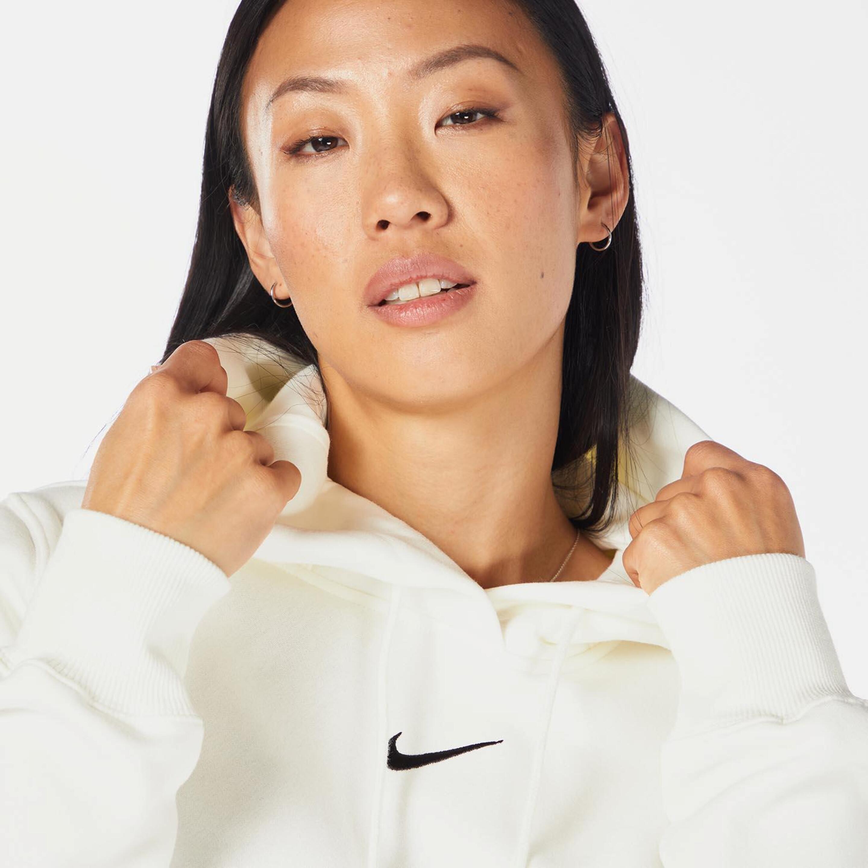 Nike Phoenix - Branco - Sweatshirt Capuz Mulher | Sport Zone