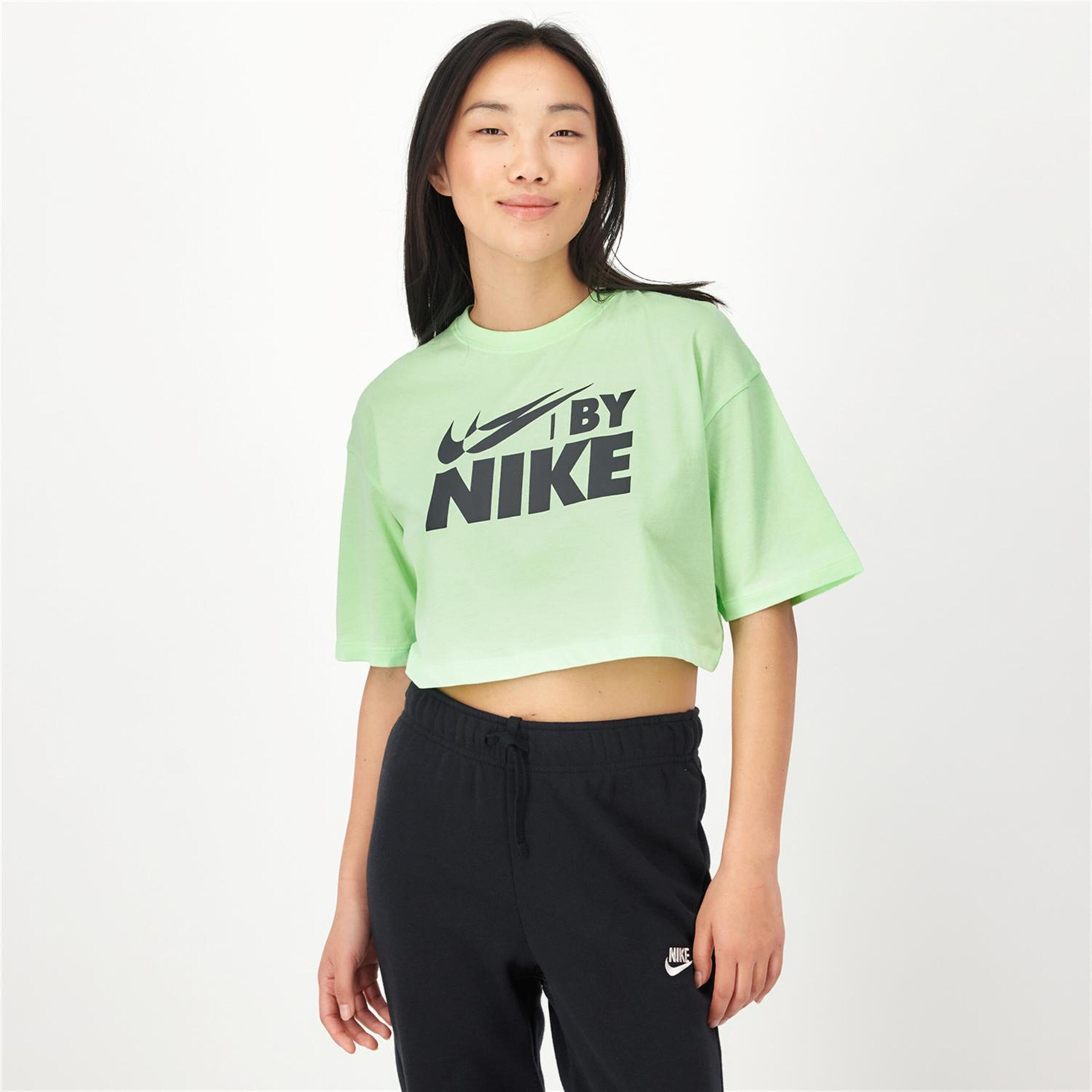Camiseta Nike - verde - Camiseta Boxy Mujer