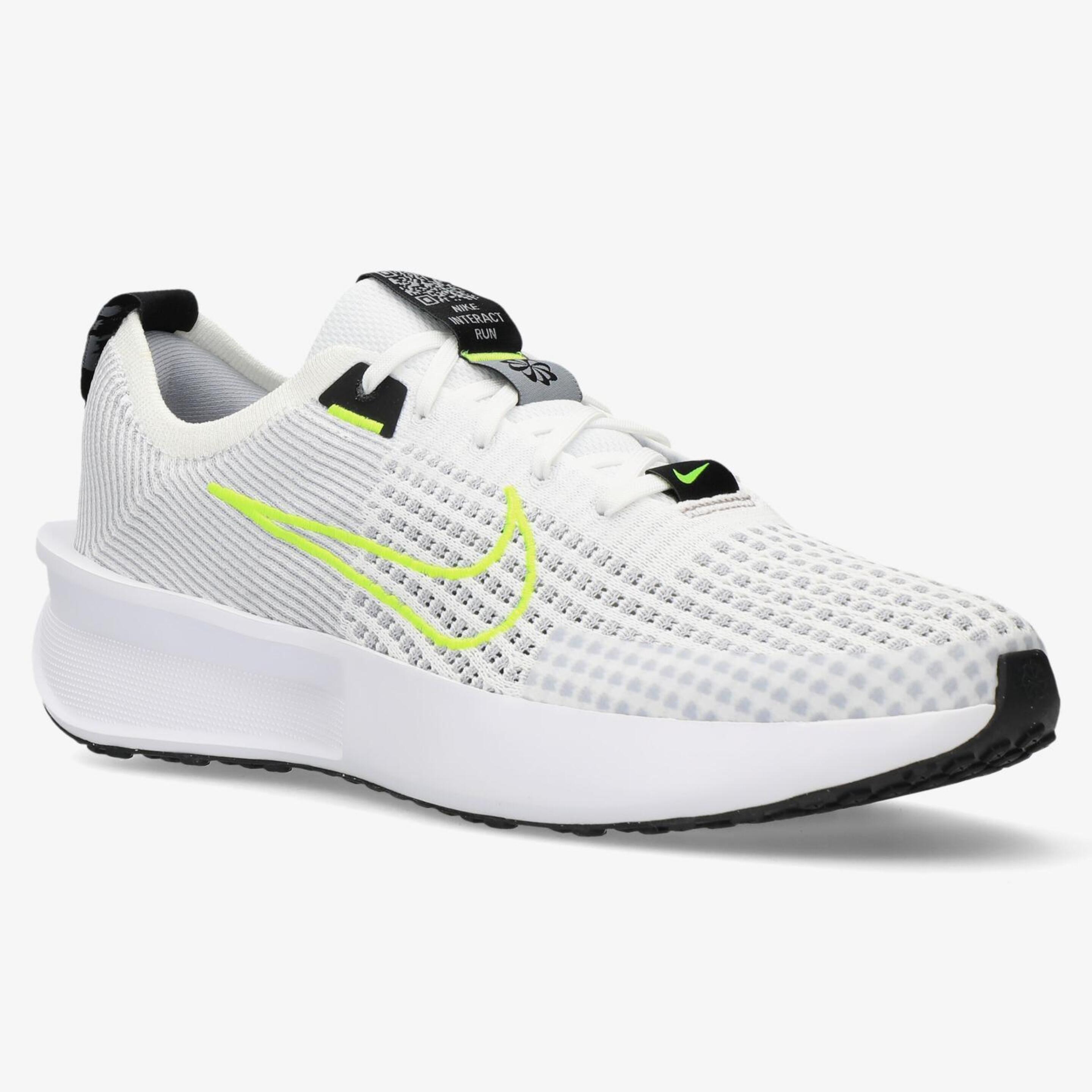 Nike Interact Run - Blanco - Zapatillas Running Hombre
