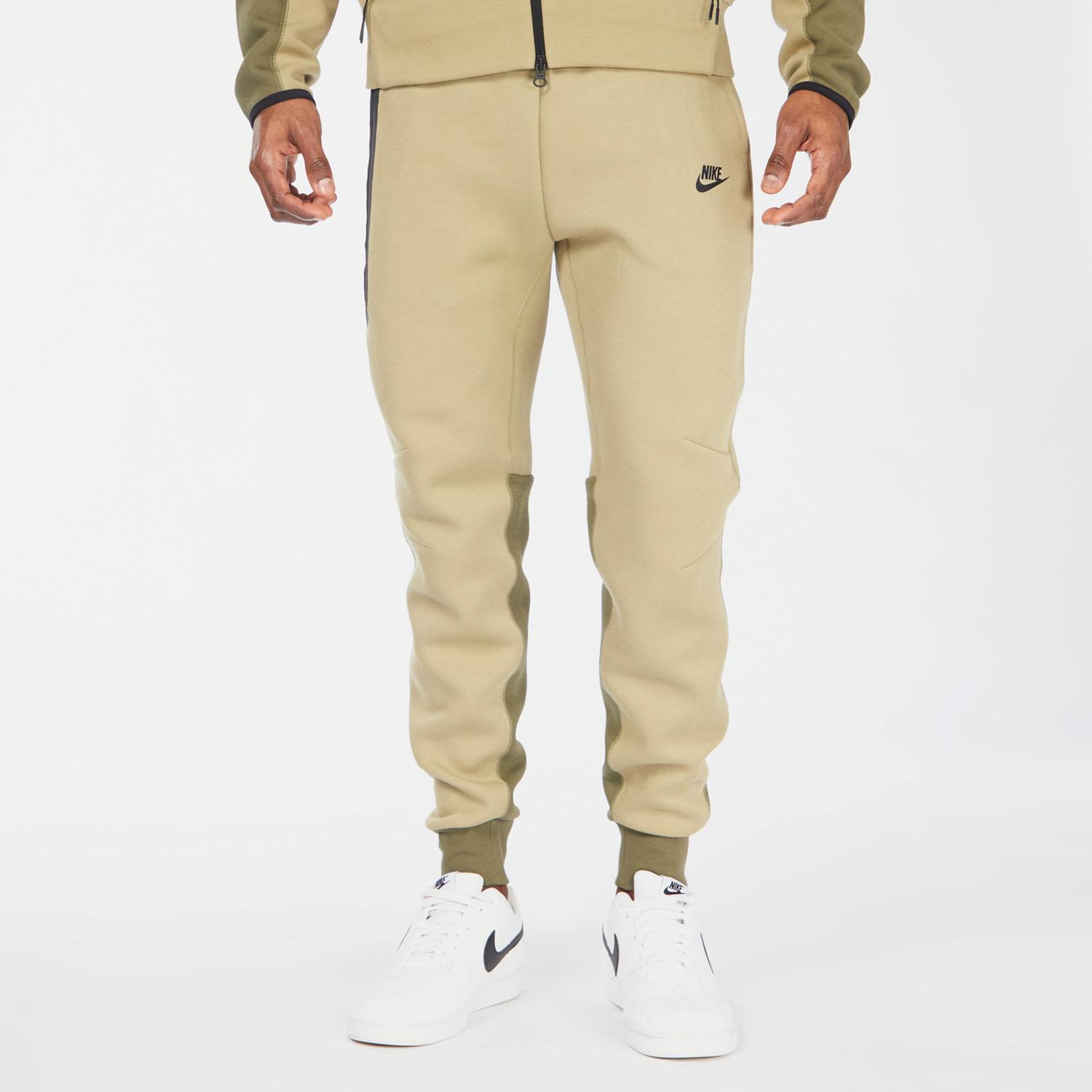 Nike Tech Fleece - verde - Pantalón Largo Hombre