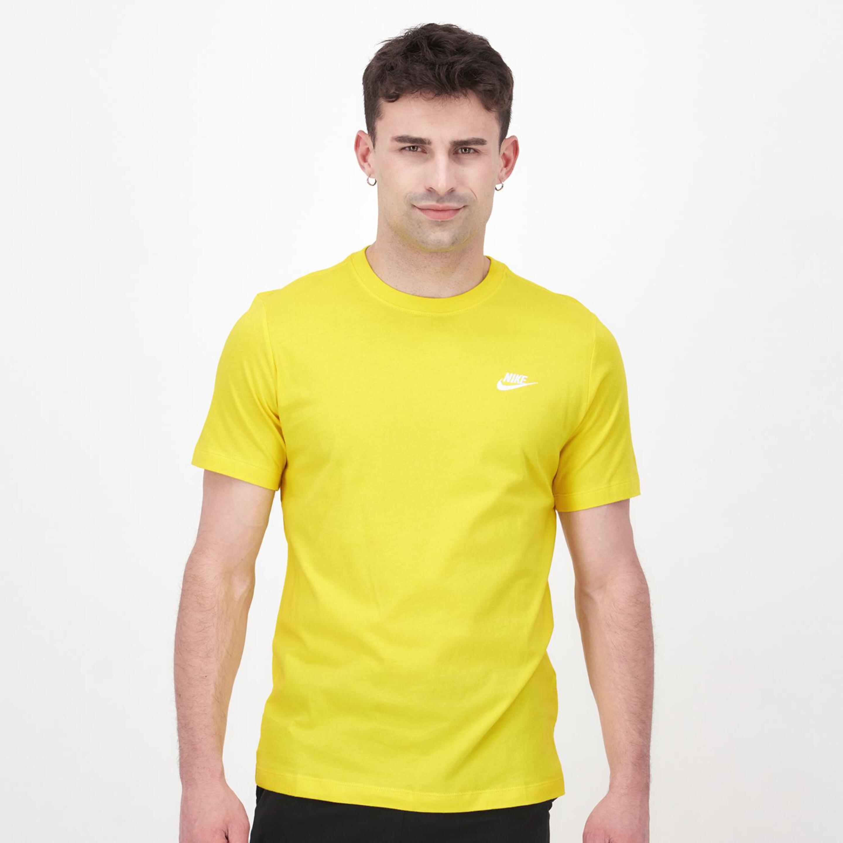 Nike Club - amarillo - Camiseta Hombre