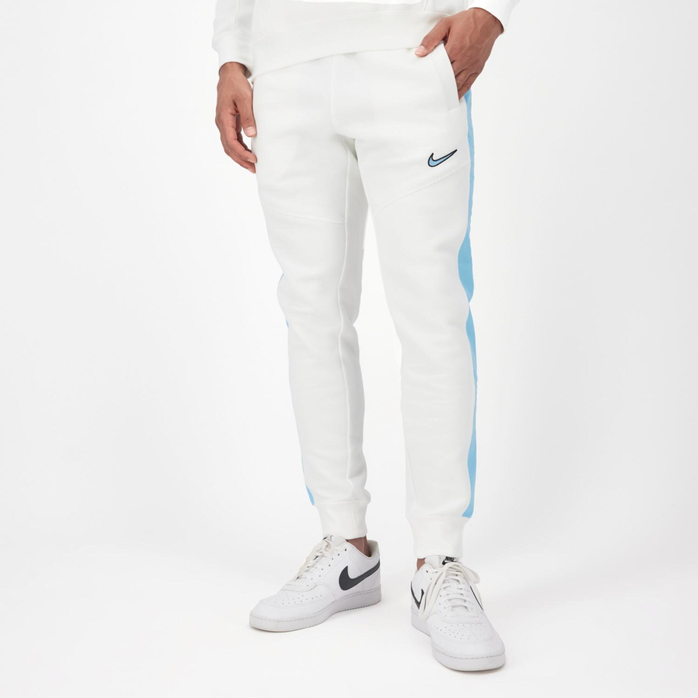 Nike Sp - blanco - Pantalón Largo Hombre