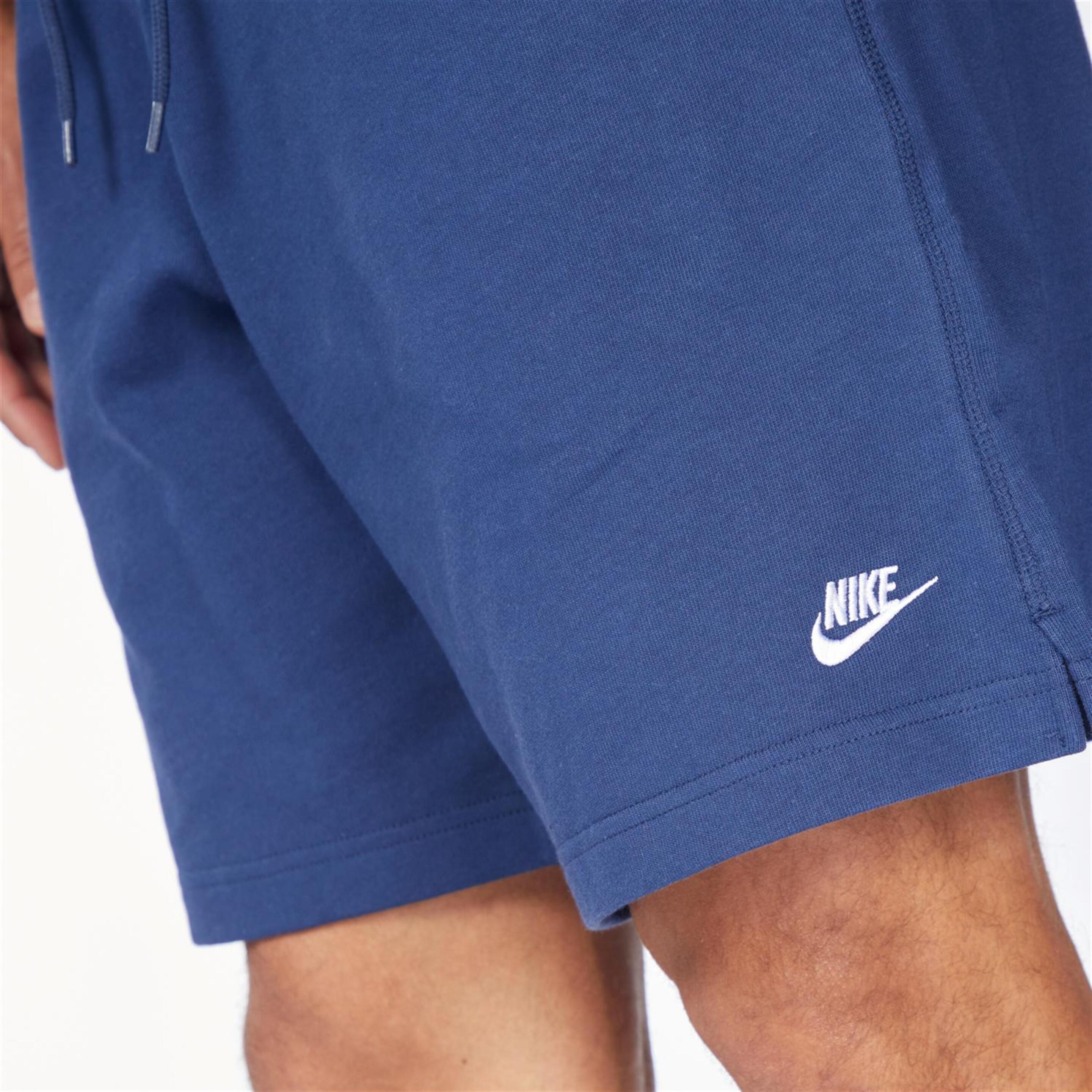Nike Club - Marino - Pantalón Corto Hombre