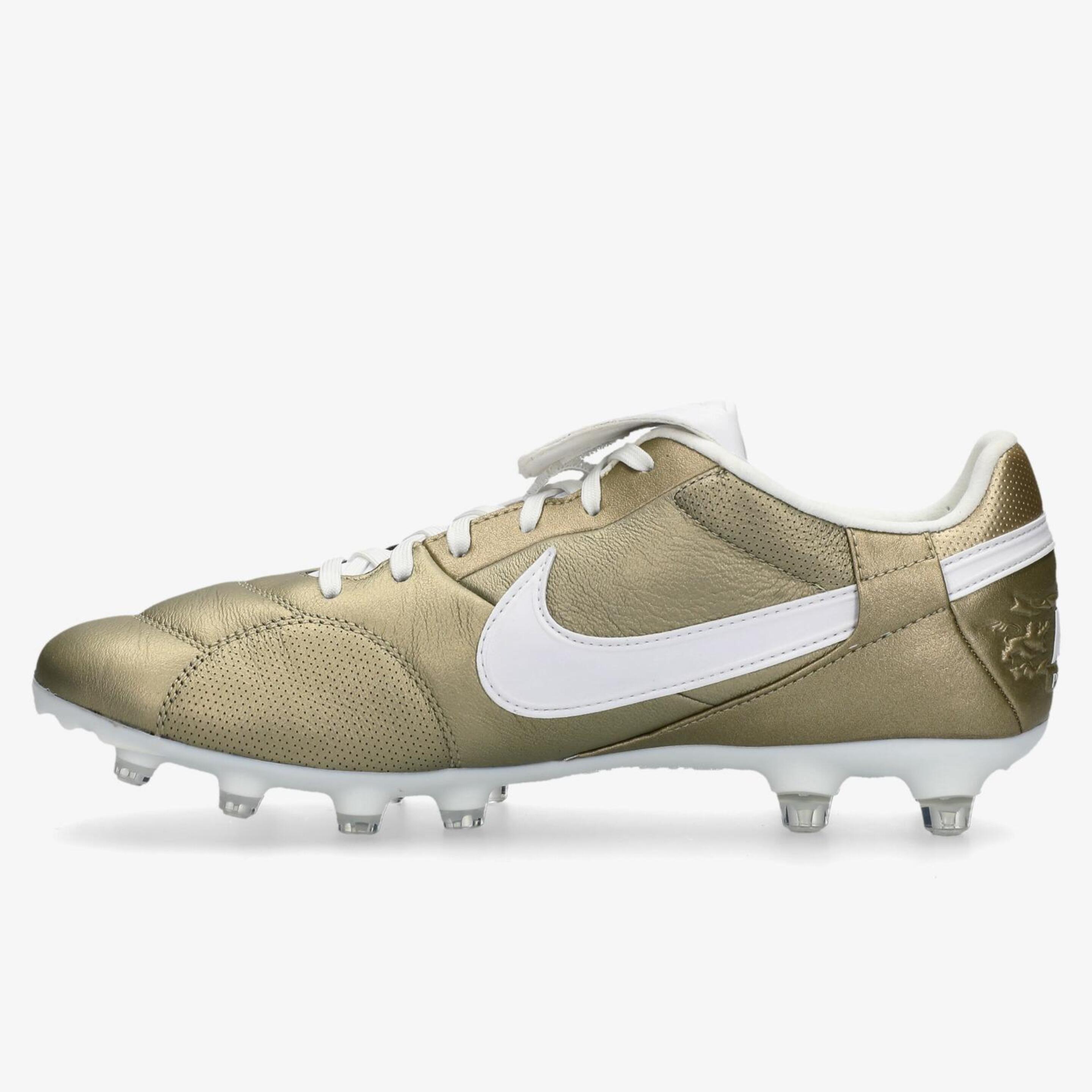 Nike Premier 3 Fg - Dorado - Botas Fútbol Tacos  | Sprinter