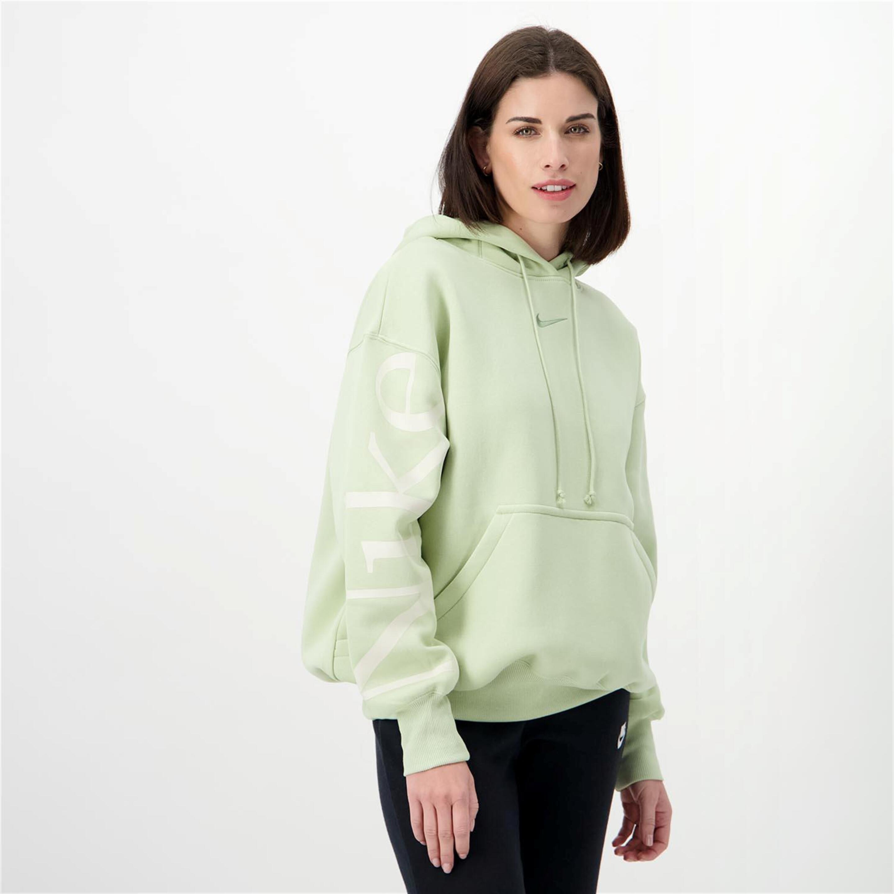 Nike Phoenix - verde - Sweatshirt Capuz Mulher